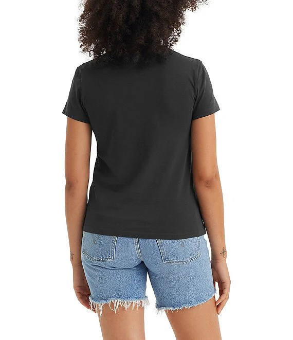 Levi's Perfect T-shirt - BOOTS IN THE DESERT PIRATE BLACK - Image 2