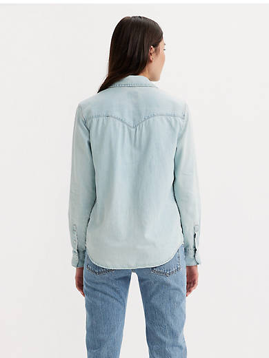 Levi's Ultimate Western Denim Shirt - SMALL TALK - Image 2