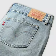 Levi Women Superlow Mini Skirt - 0001 Roll It Up Clean - Image 4