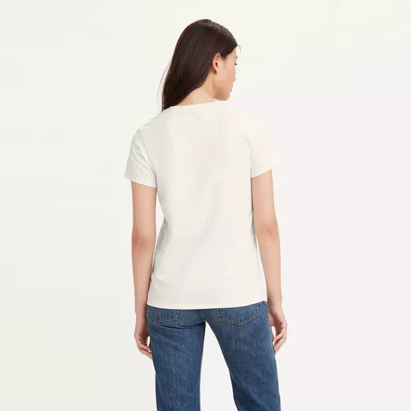 Levi's  The Perfect Tee Core Housemark - Horse Trio Egret - Image 2
