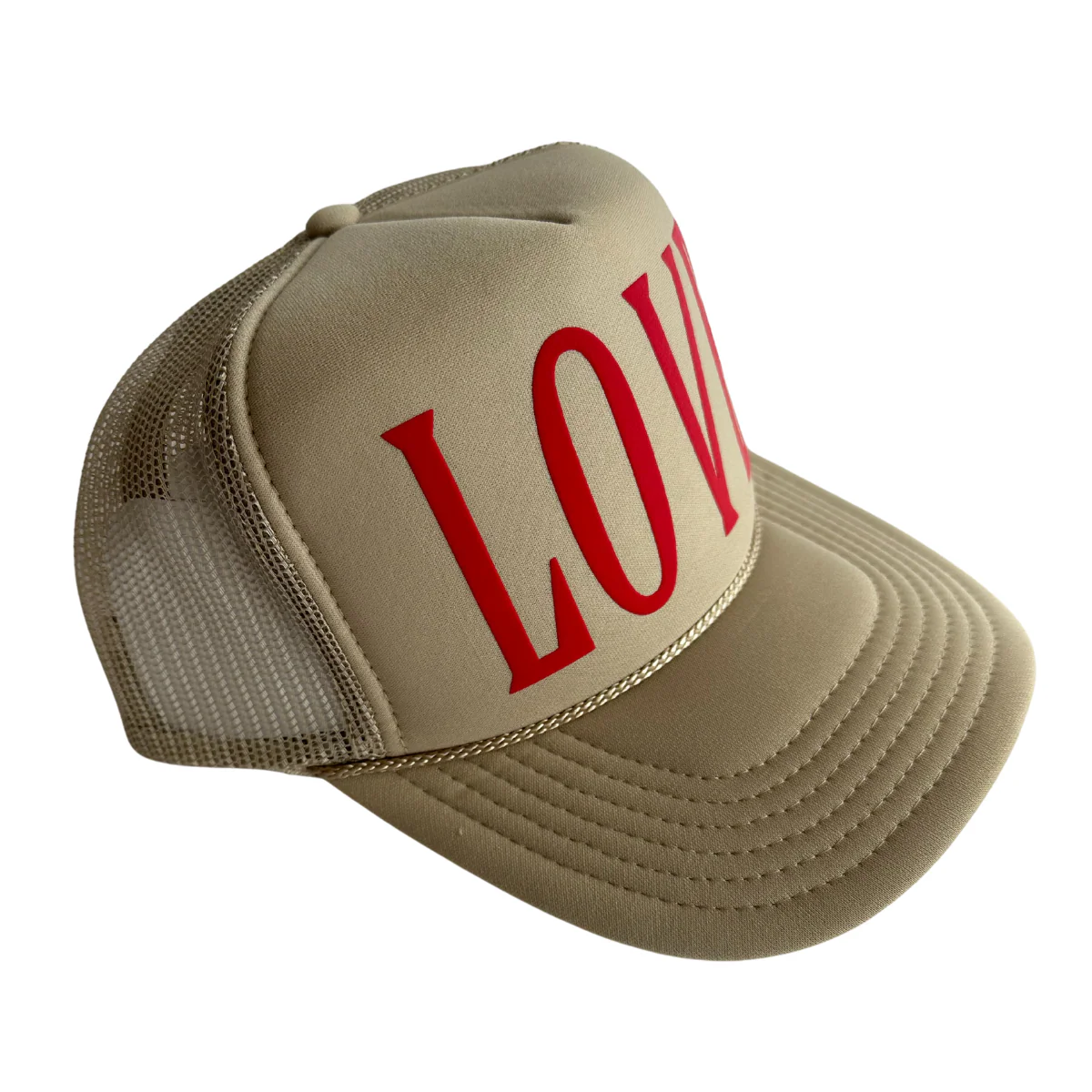 Local Beach Love Days Trucker Hat - KHAKI - Image 2