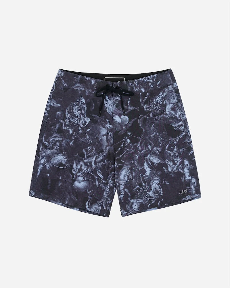 Lost ENTERPRISES Heavy Metal History Boardshort - BLACK