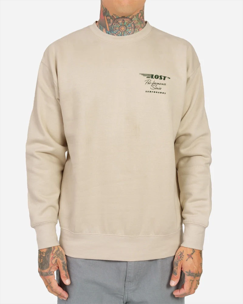 Lost ENTERPRISES Pro-Formance Crewneck - BONE - Image 2