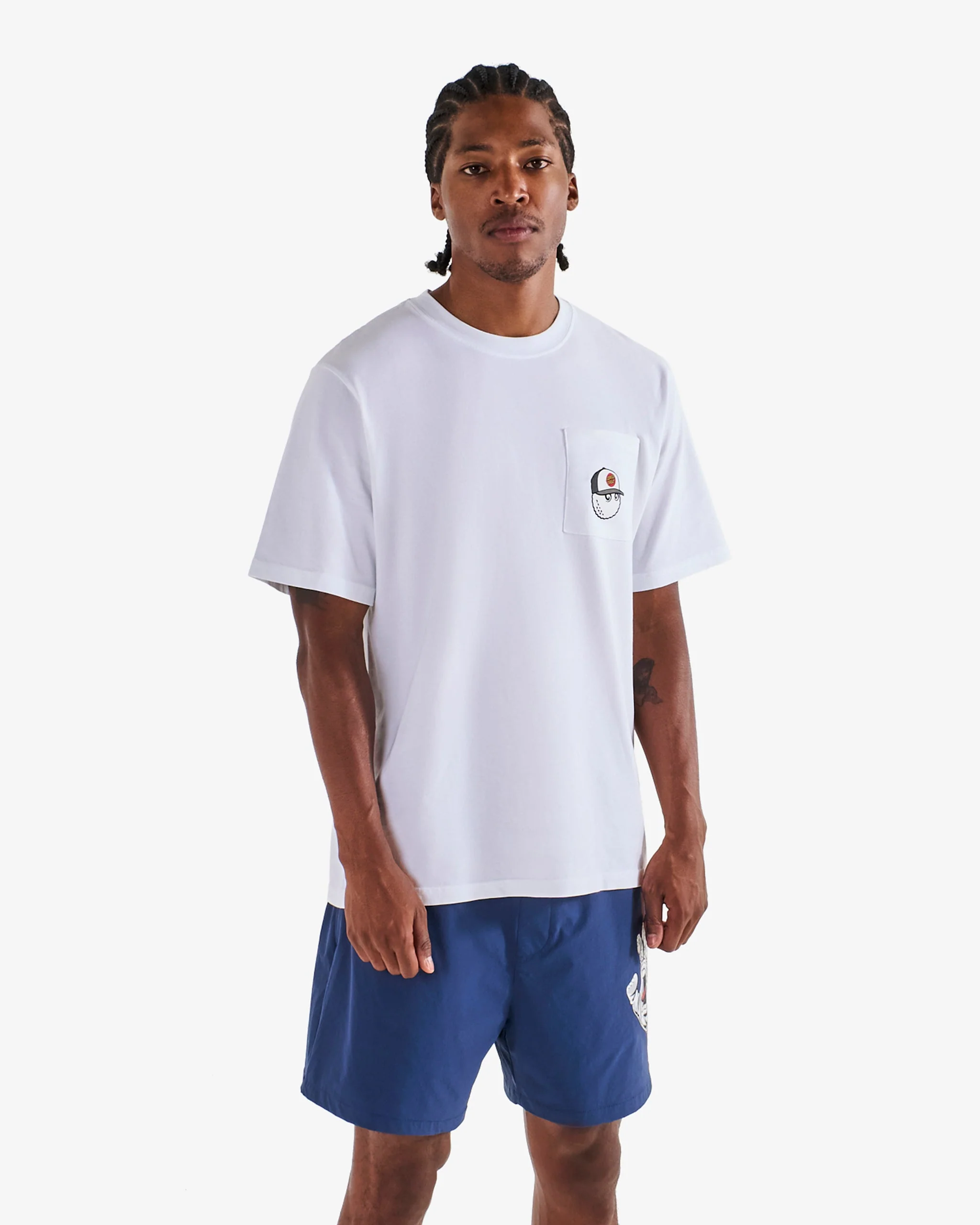 Malbon Bermuda Bunker Tee - White - Image 3