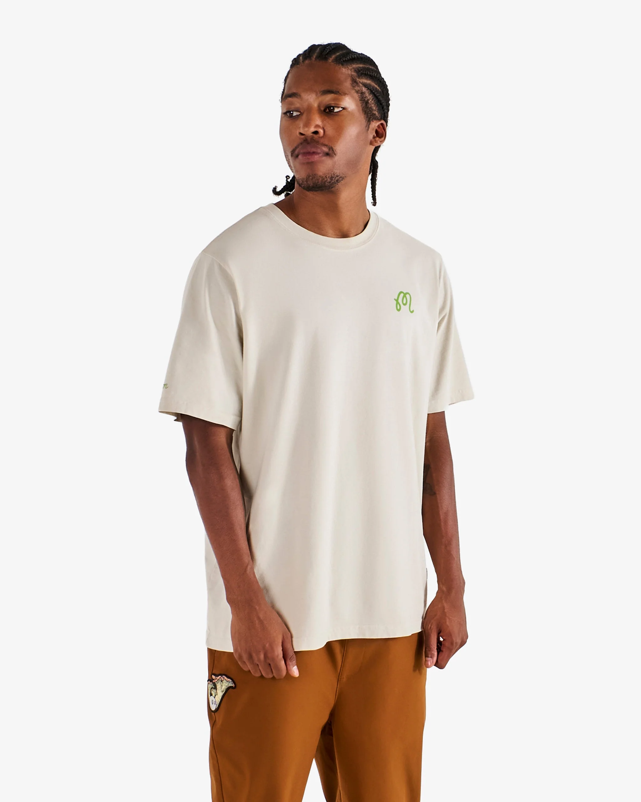 Malbon Bermuda Foraging Tee - Ivory - Image 2