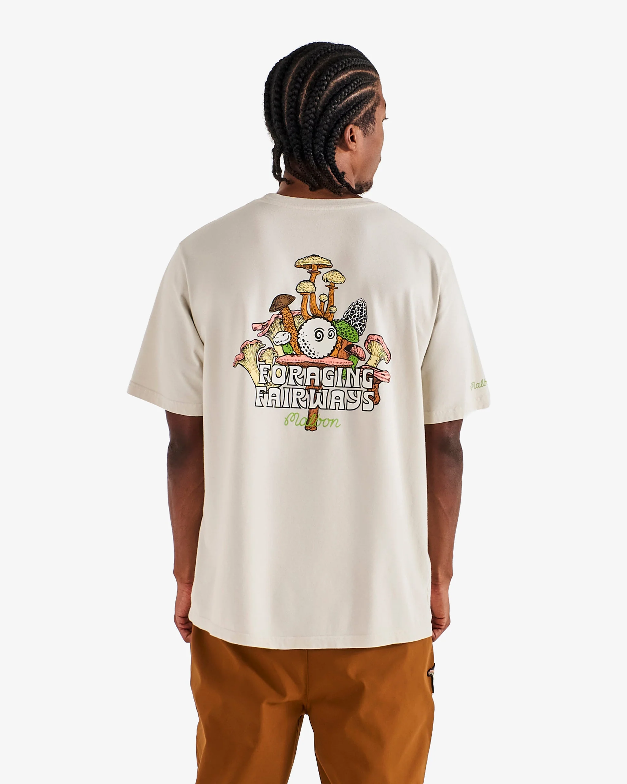Malbon Bermuda Foraging Tee - Ivory - Image 3