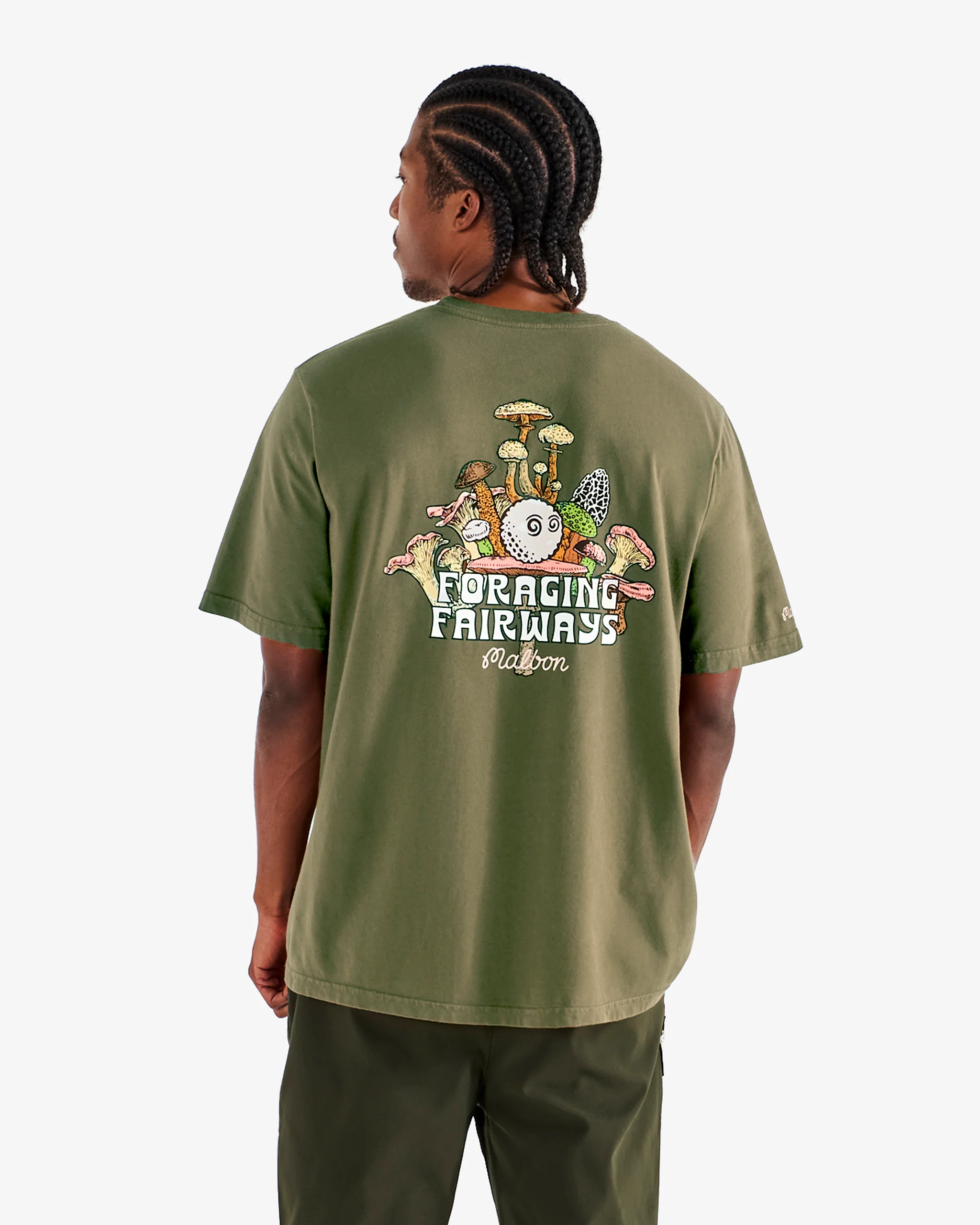 Malbon Bermuda Foraging Tee - Olivine - Image 4