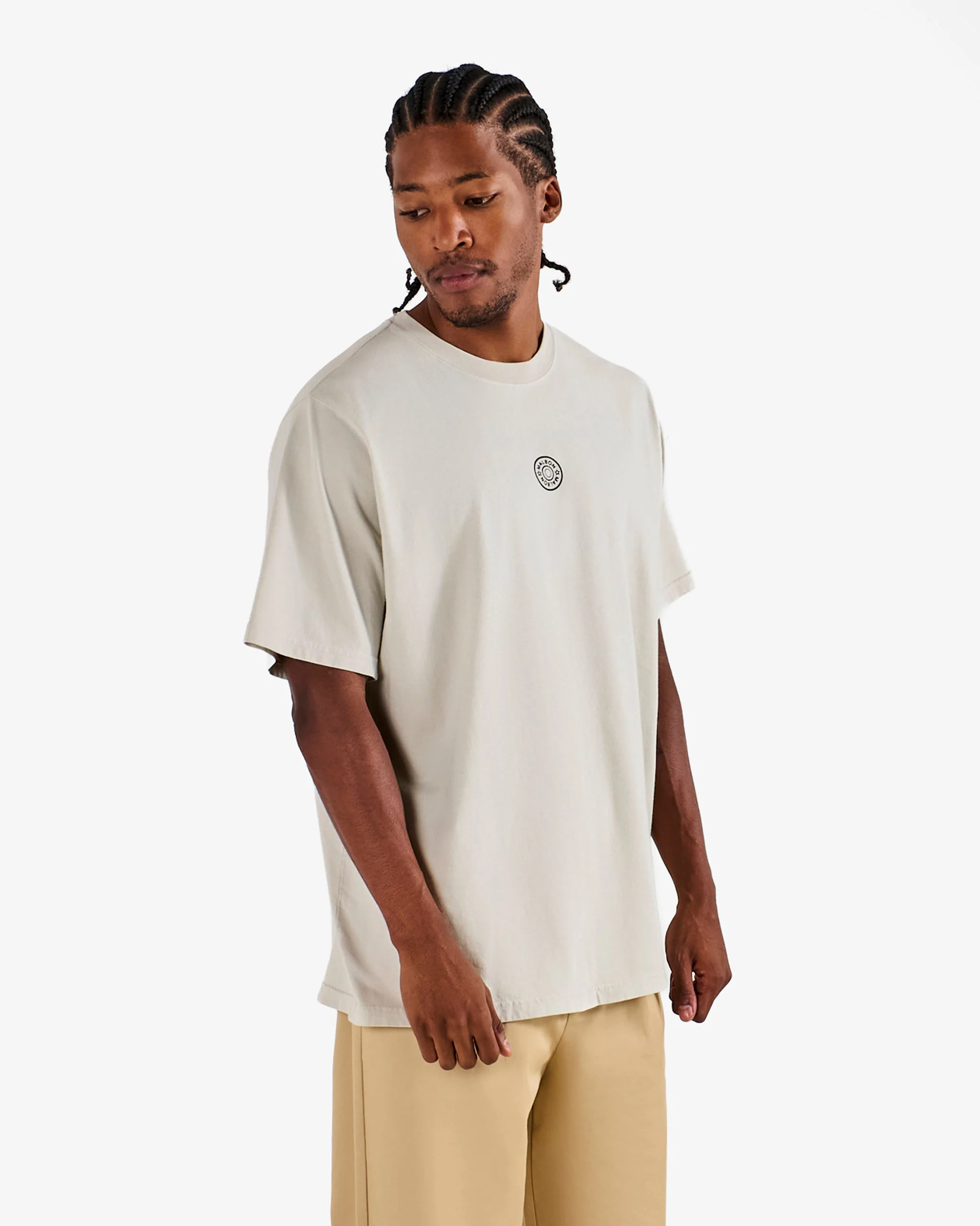 Malbon Bermuda Hi-Power Shot Tee - Ivory - Image 3