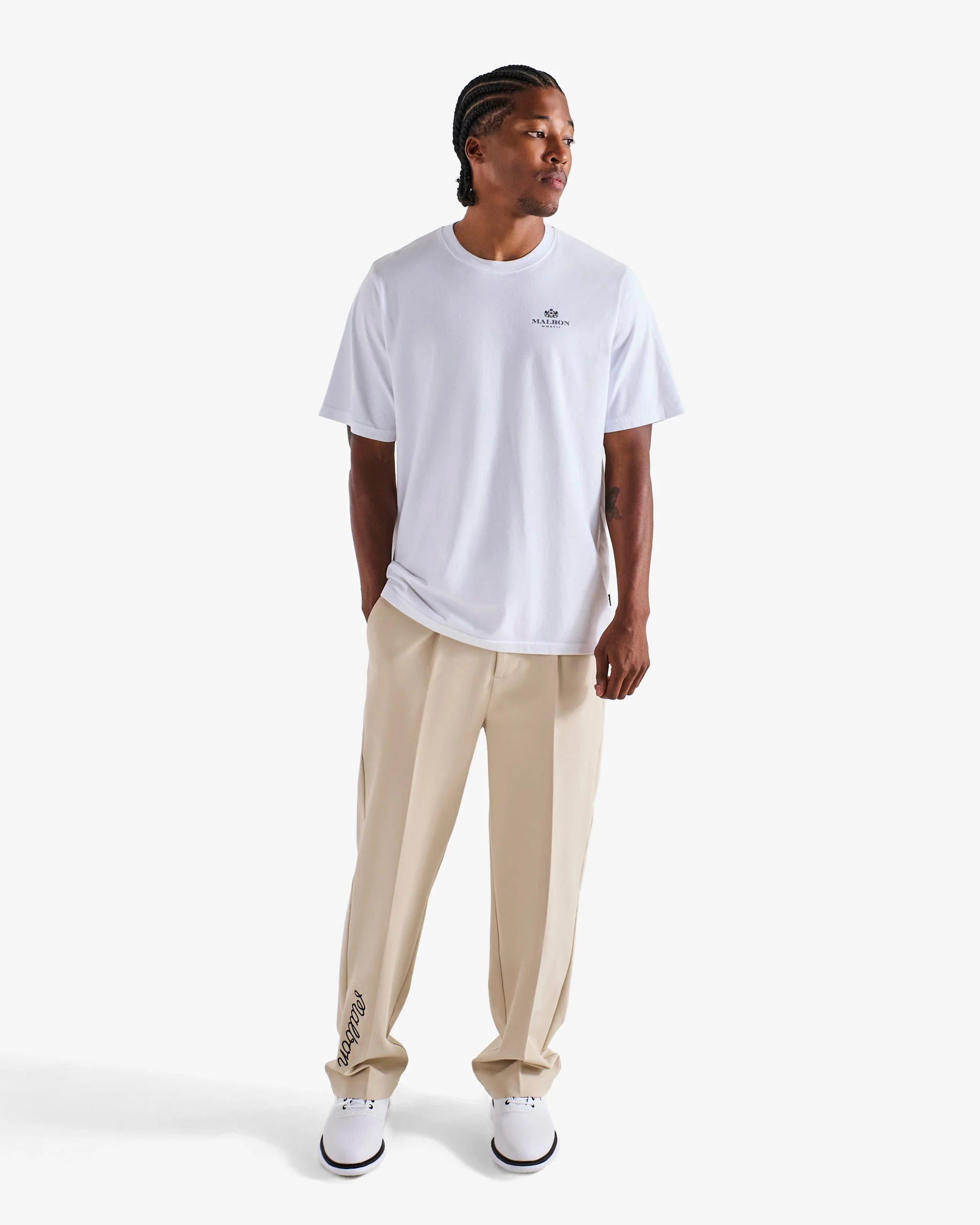 Malbon Bermuda Monarch Tee - White - Image 2