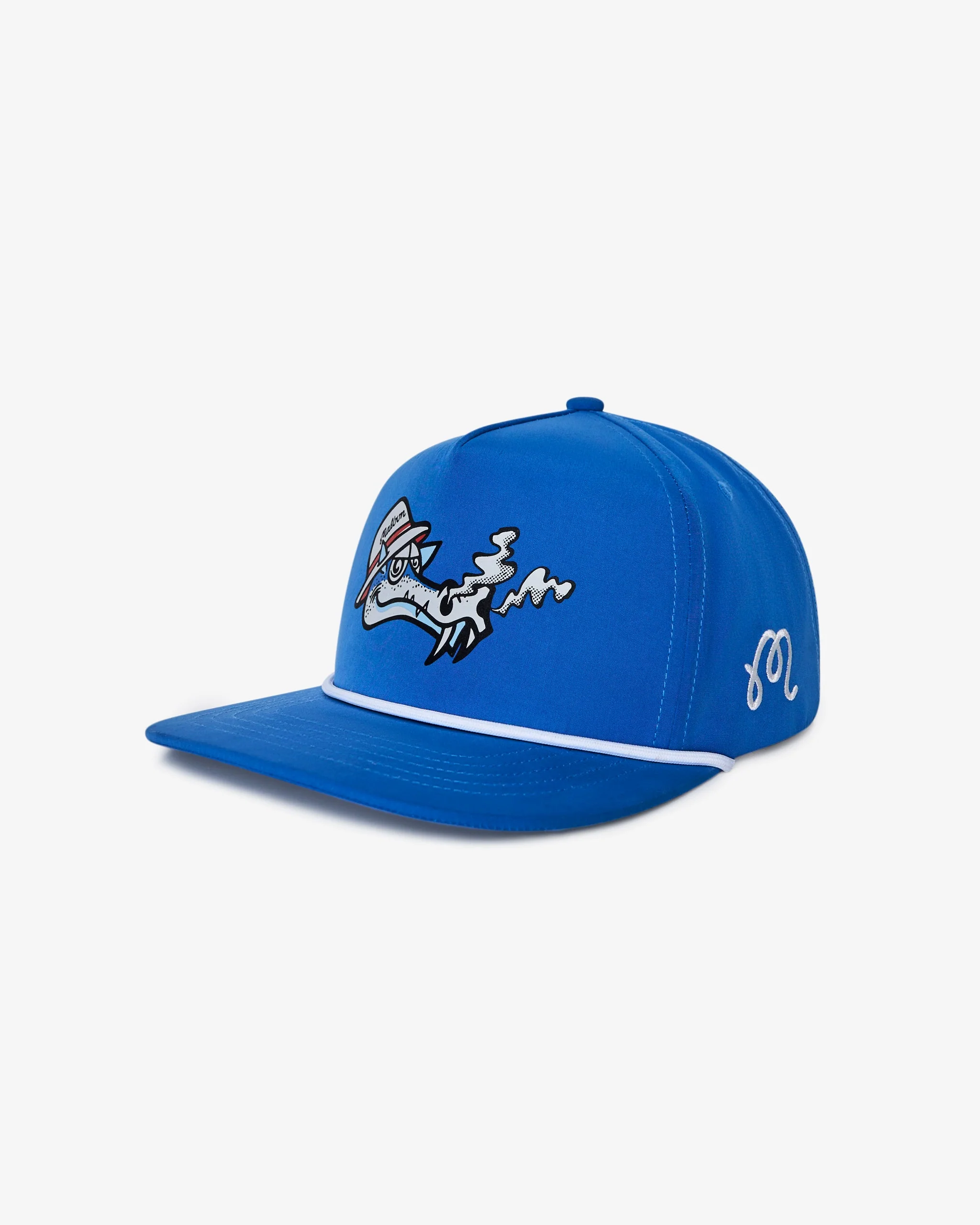 Malbon Dragon Rope Hat - Blue - Image 2