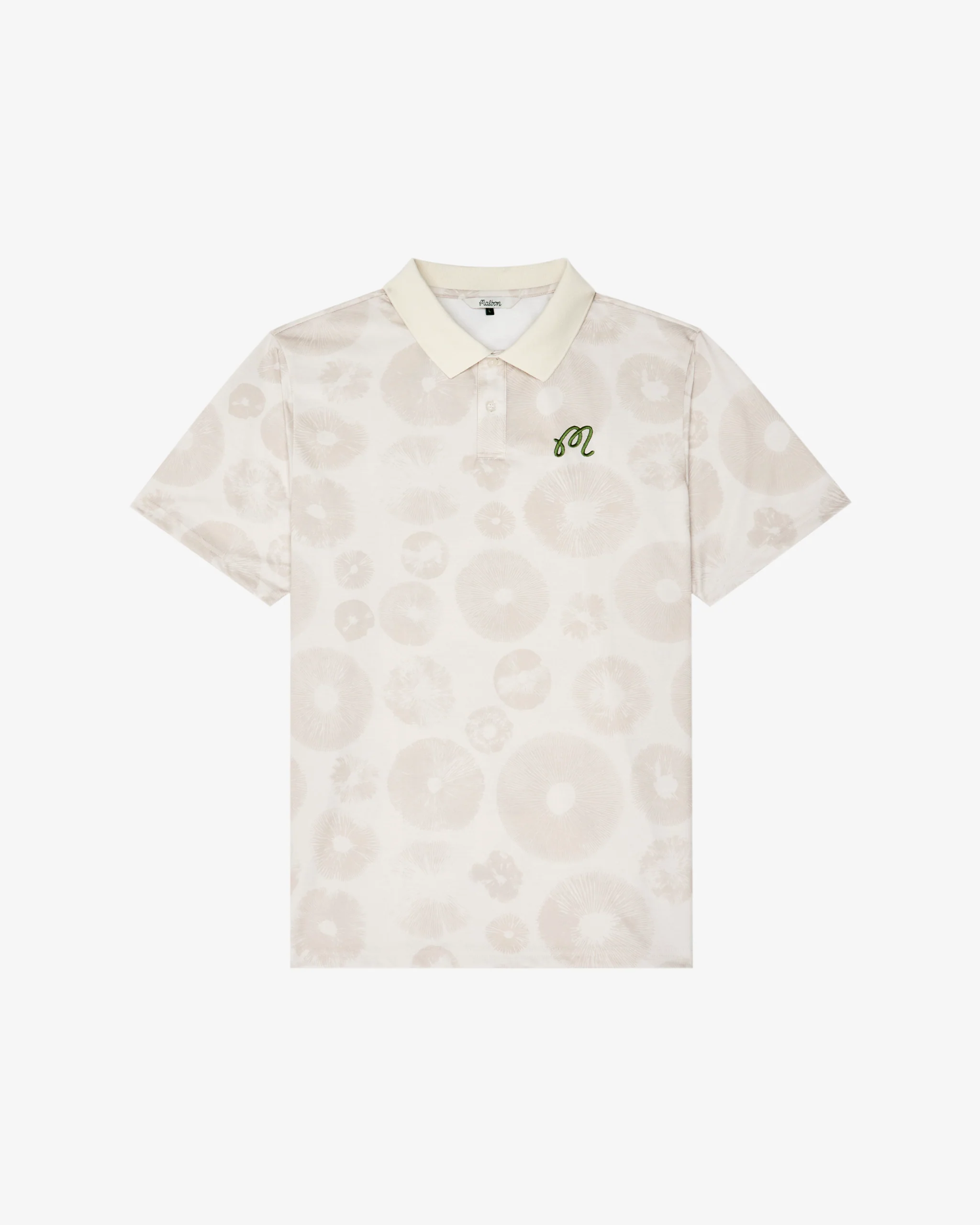 Malbon Fairway Foraging Polo - Ivory