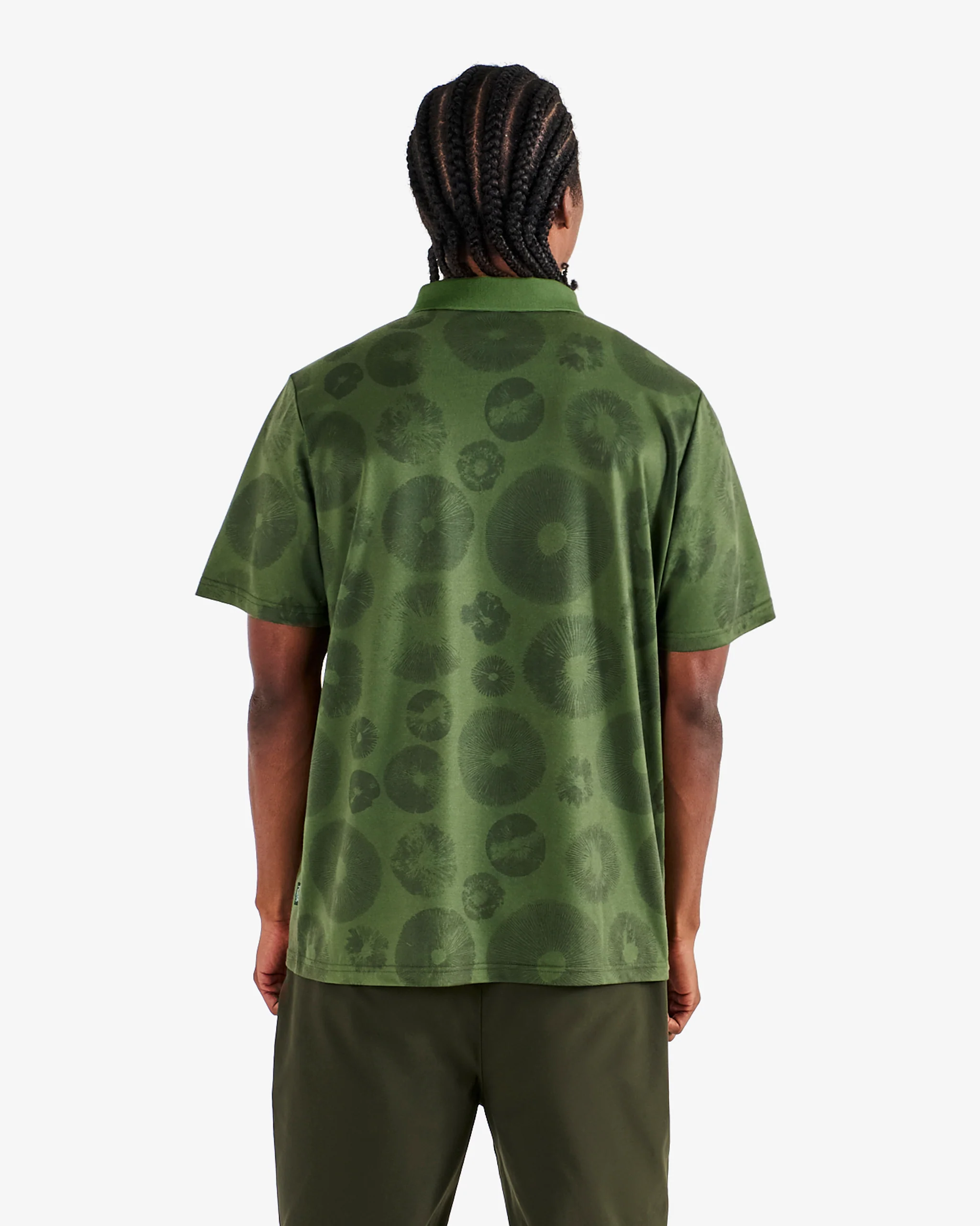 Malbon Fairway Foraging Polo - Olivine - Image 4