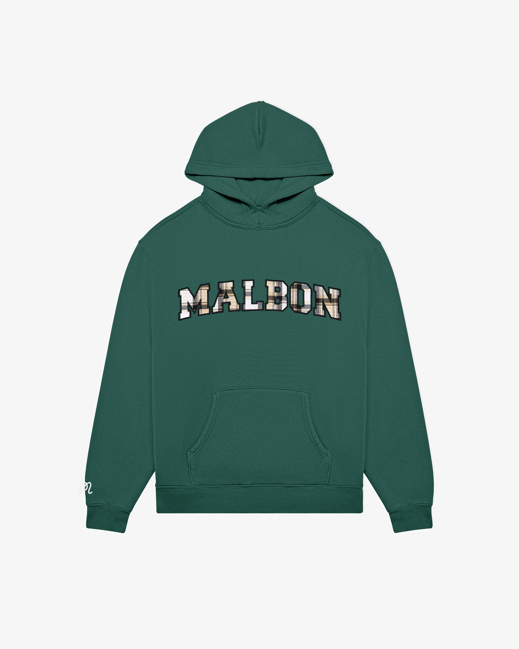 Malbon Fesque Preston Hoodie - Hunter Green