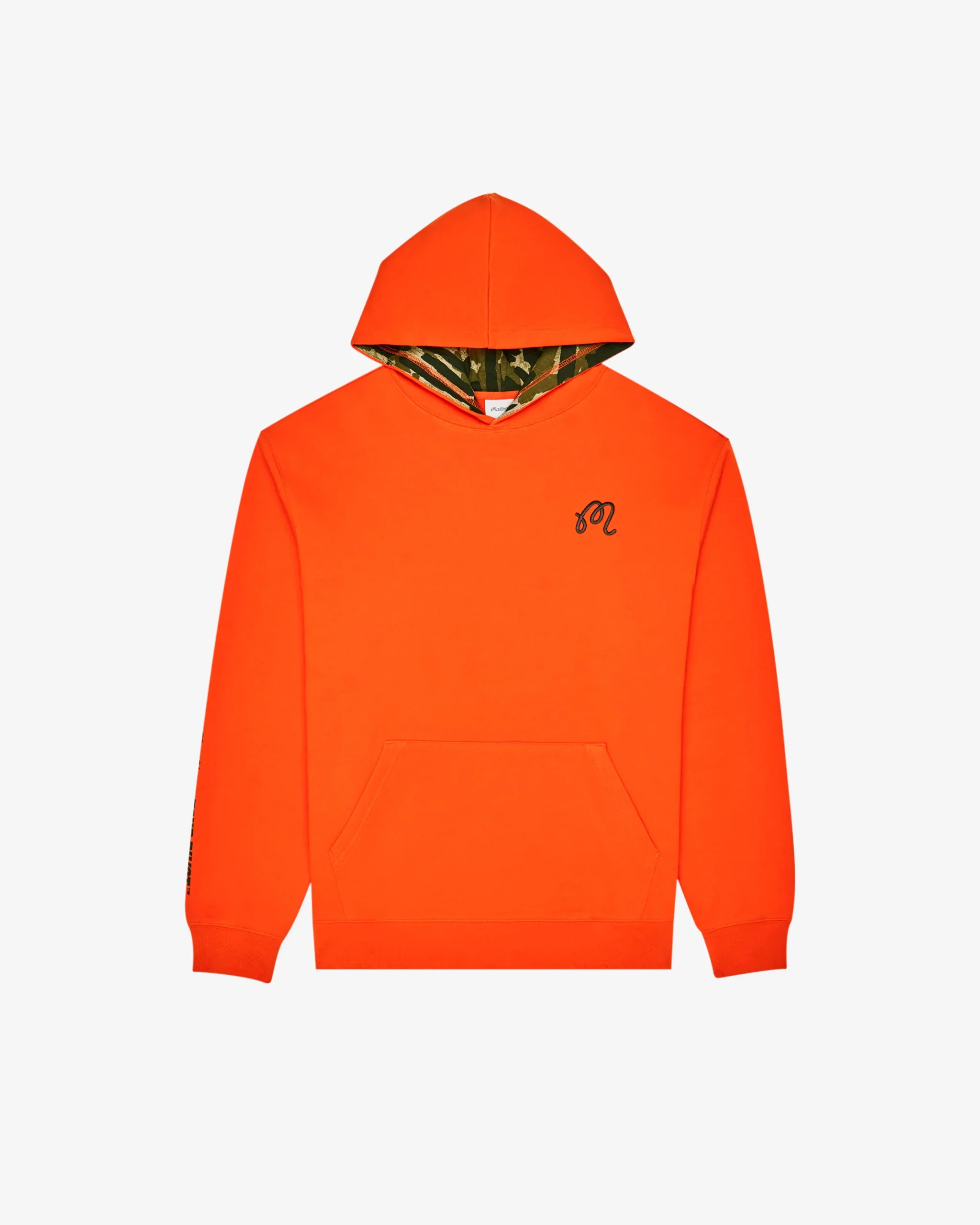Malbon Fesque Tour Divot Camo Hoodie - Flame/Bark Camo