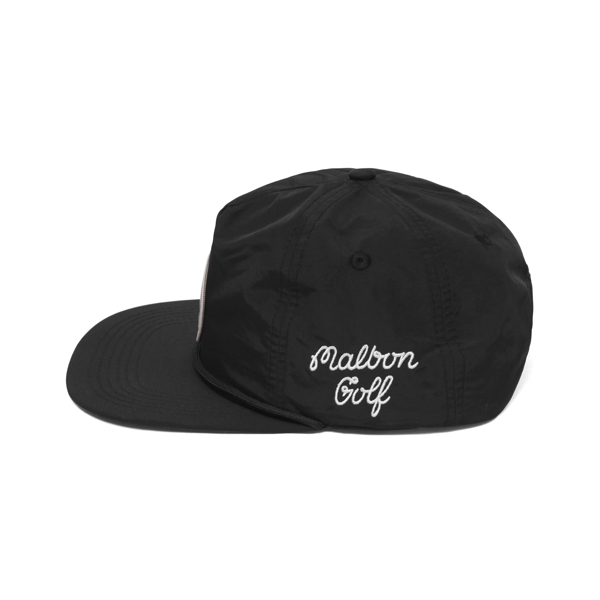 Malbon Exploration Dept. Nylon Rope Hat - Black - Image 2