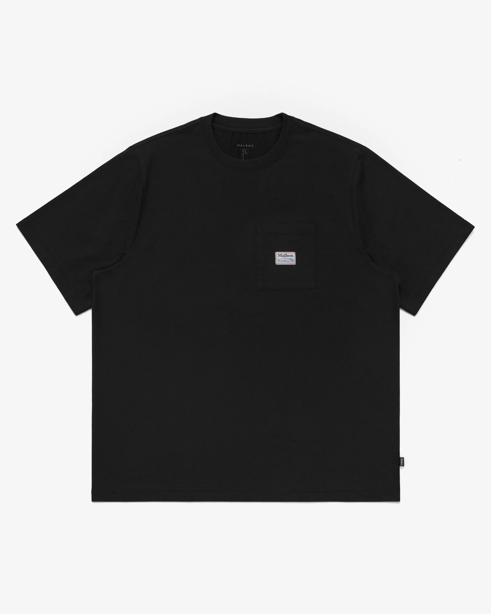 Malbon Fishing Buckets Pocket T-Shirt - Black - Image 2