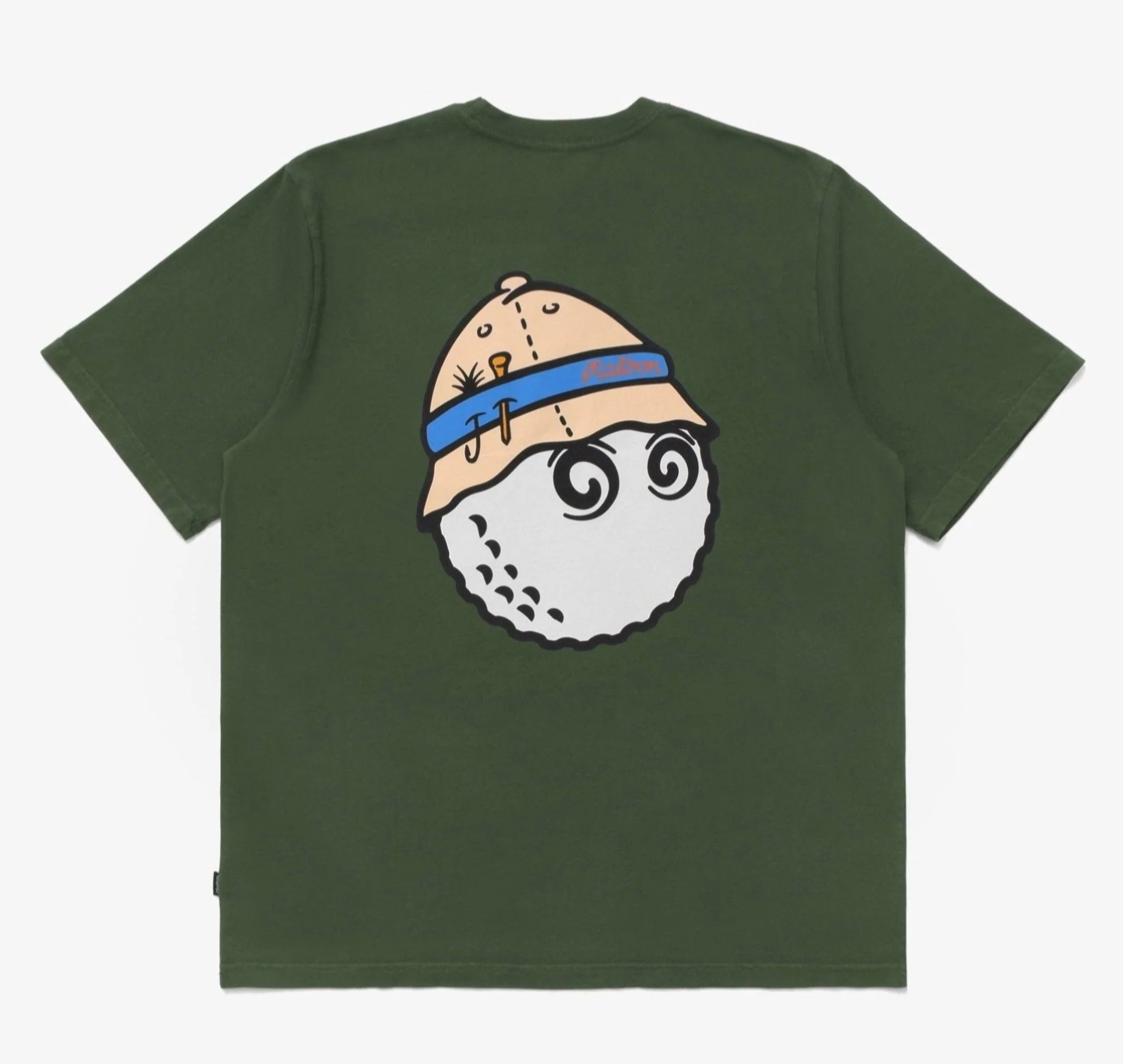 Malbon Fishing Buckets Pocket T-Shirt - Forest