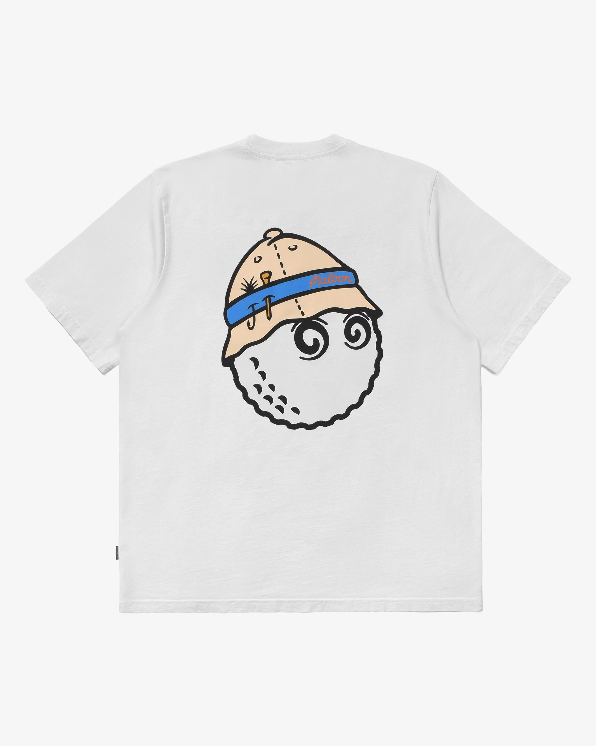 Malbon Fishing Buckets Pocket T-Shirt - White