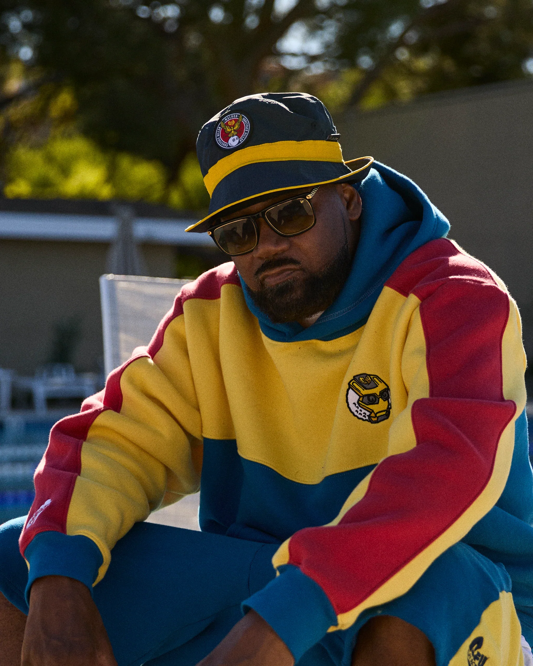 Malbon X Ghostface Killah Hoodie - Navy