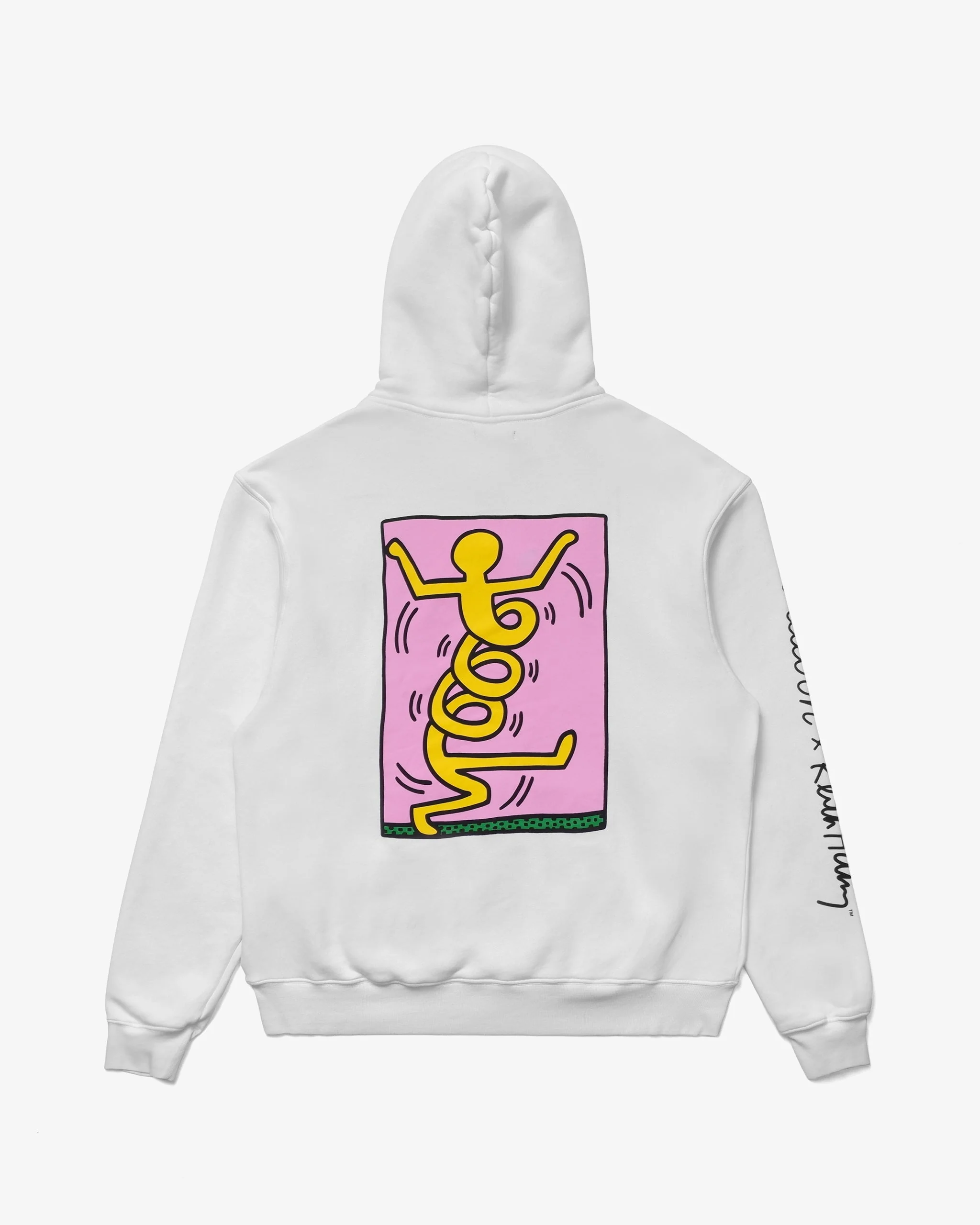 Malbon X Keith Haring Hoodie - White