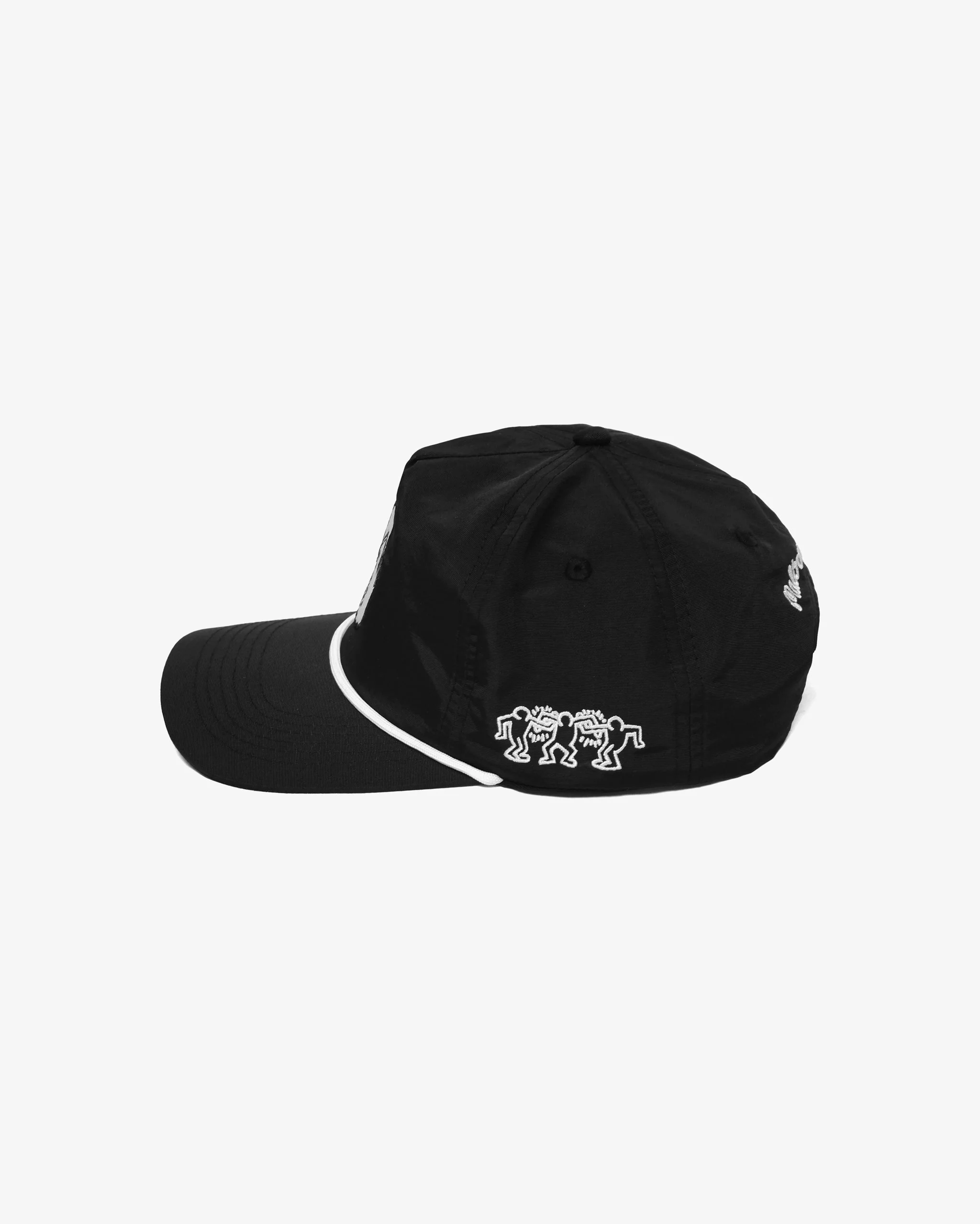 Malbon X Keith Haring Nylon Rope Hat - Black - Image 2