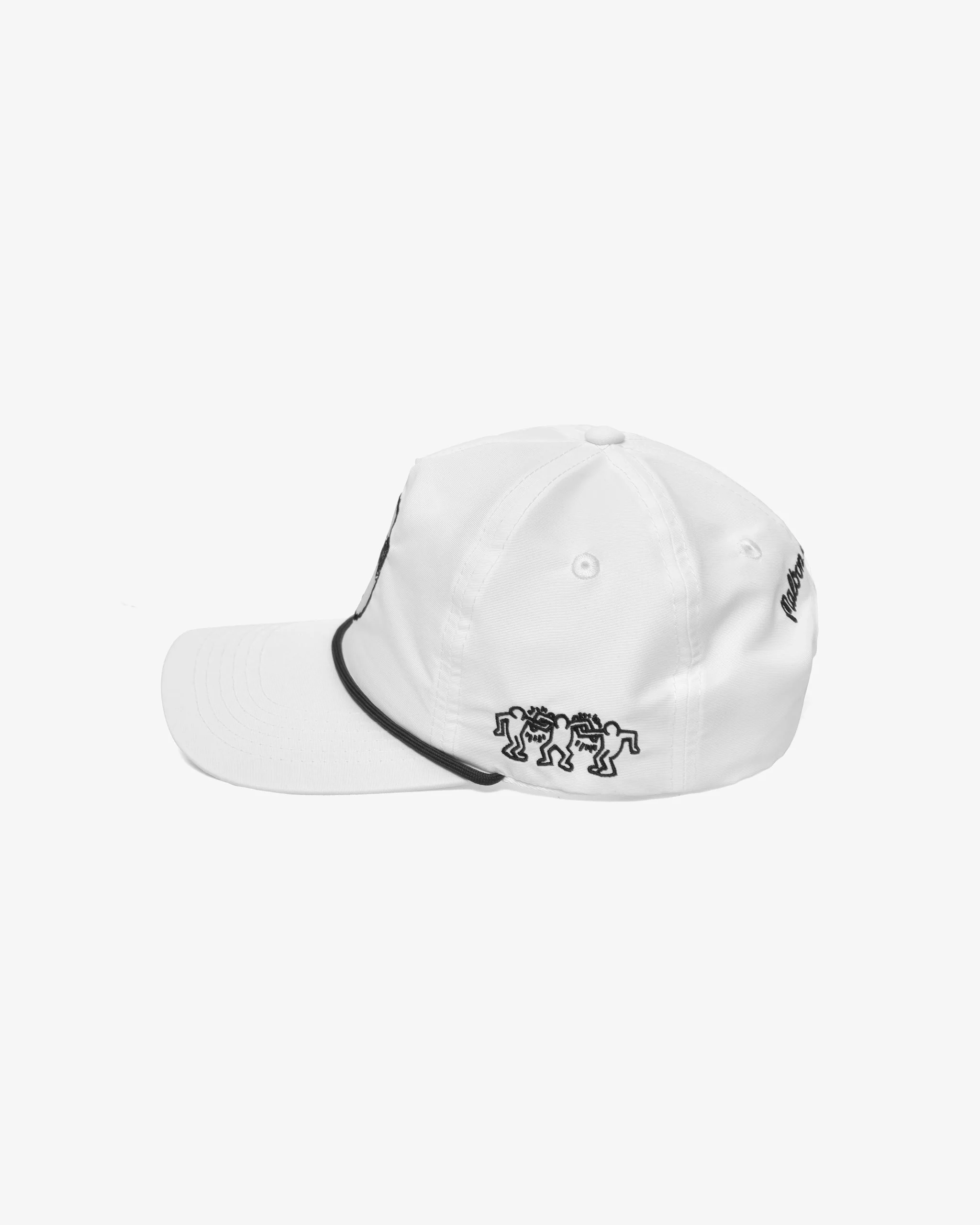 Malbon X Keith Haring Nylon Rope Hat - White - Image 2
