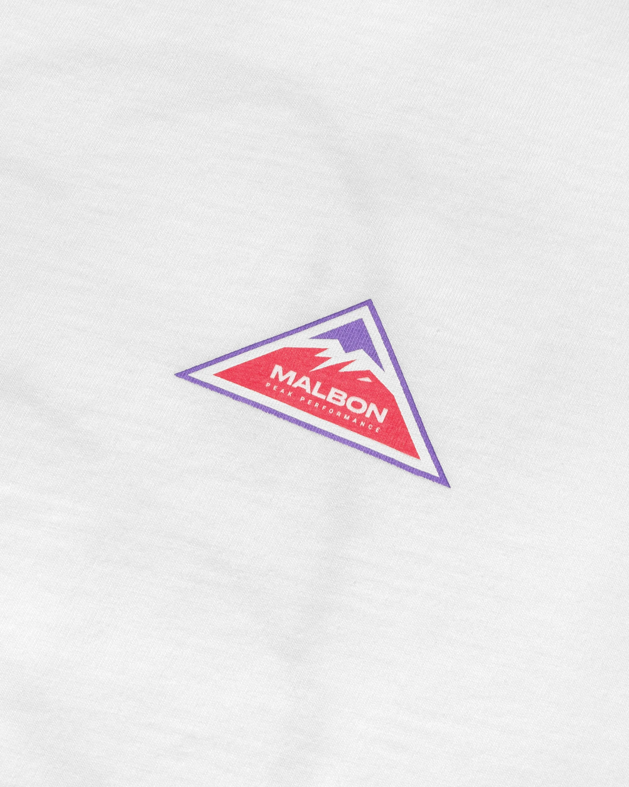 Malbon Peak Performance T-Shirt - White - Image 3