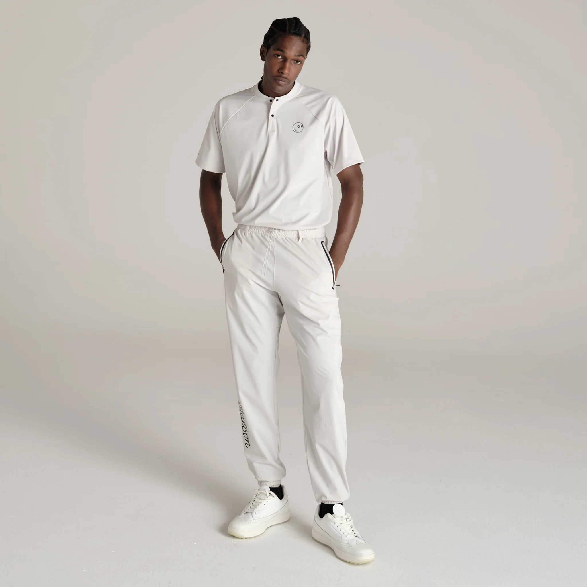 Malbon Performance Nylon Tech Pant - Slate