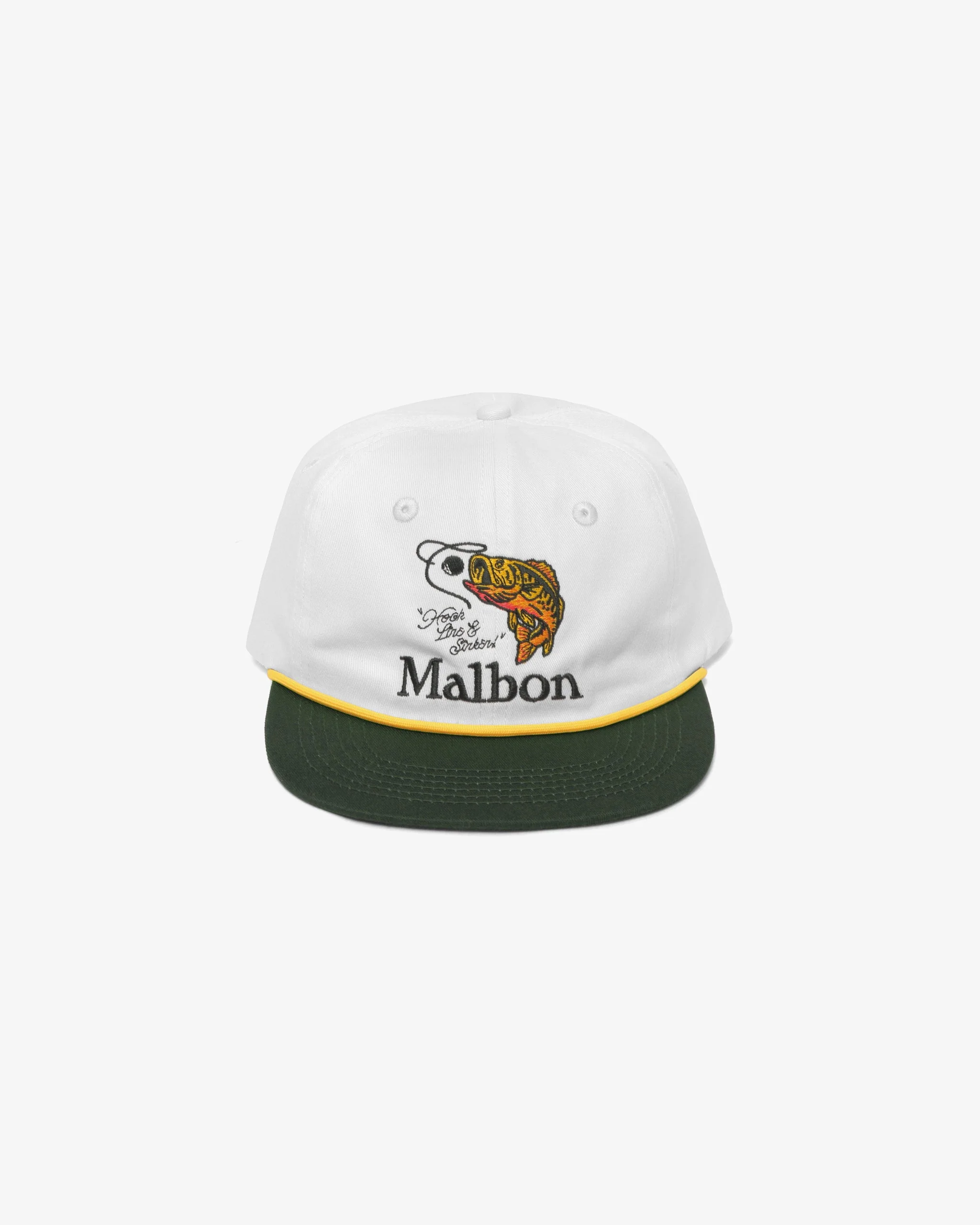 Malbon Sinker Painters Rope Hat - Ivory
