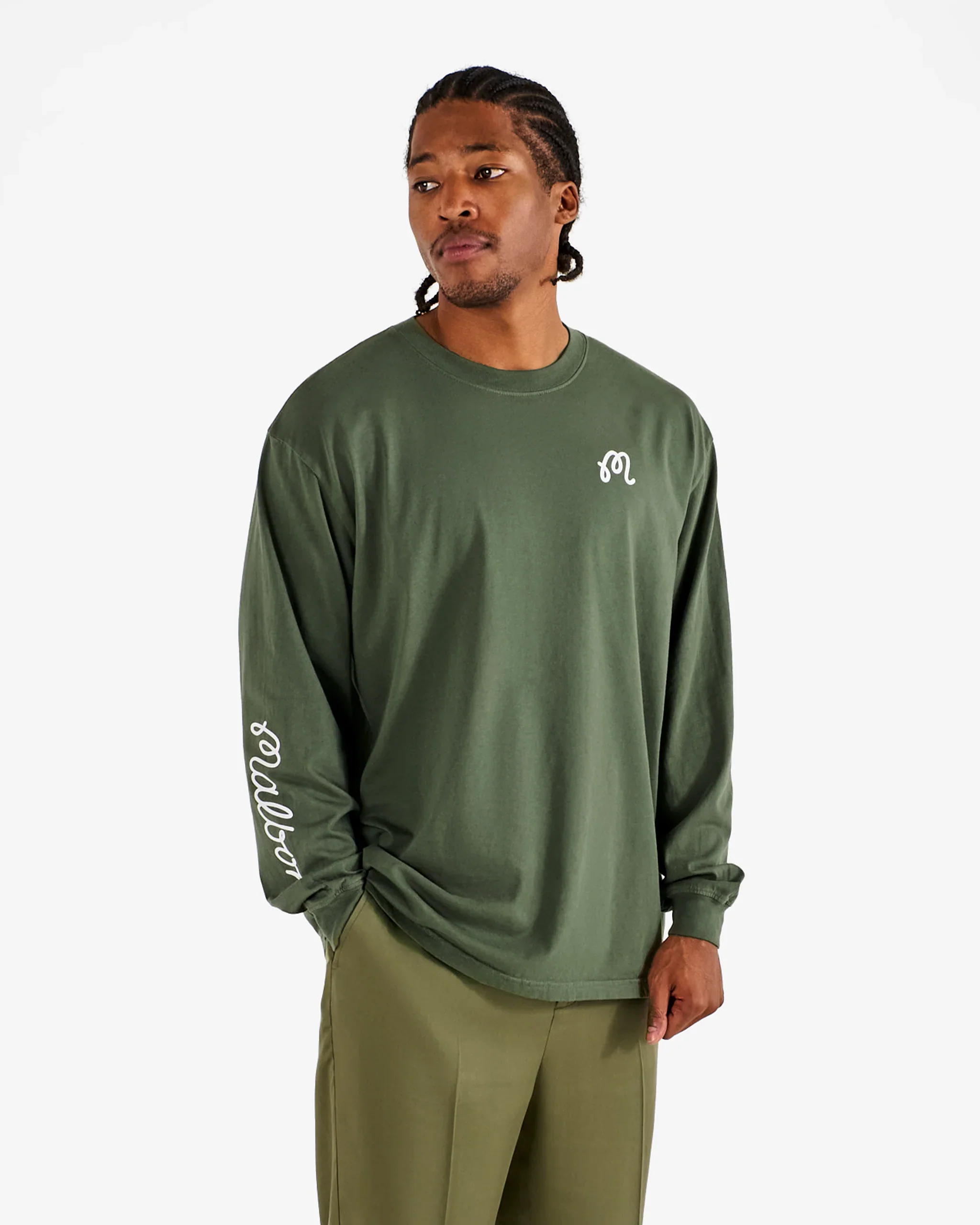 Malbon Gorse Tee - Olivine - Image 2