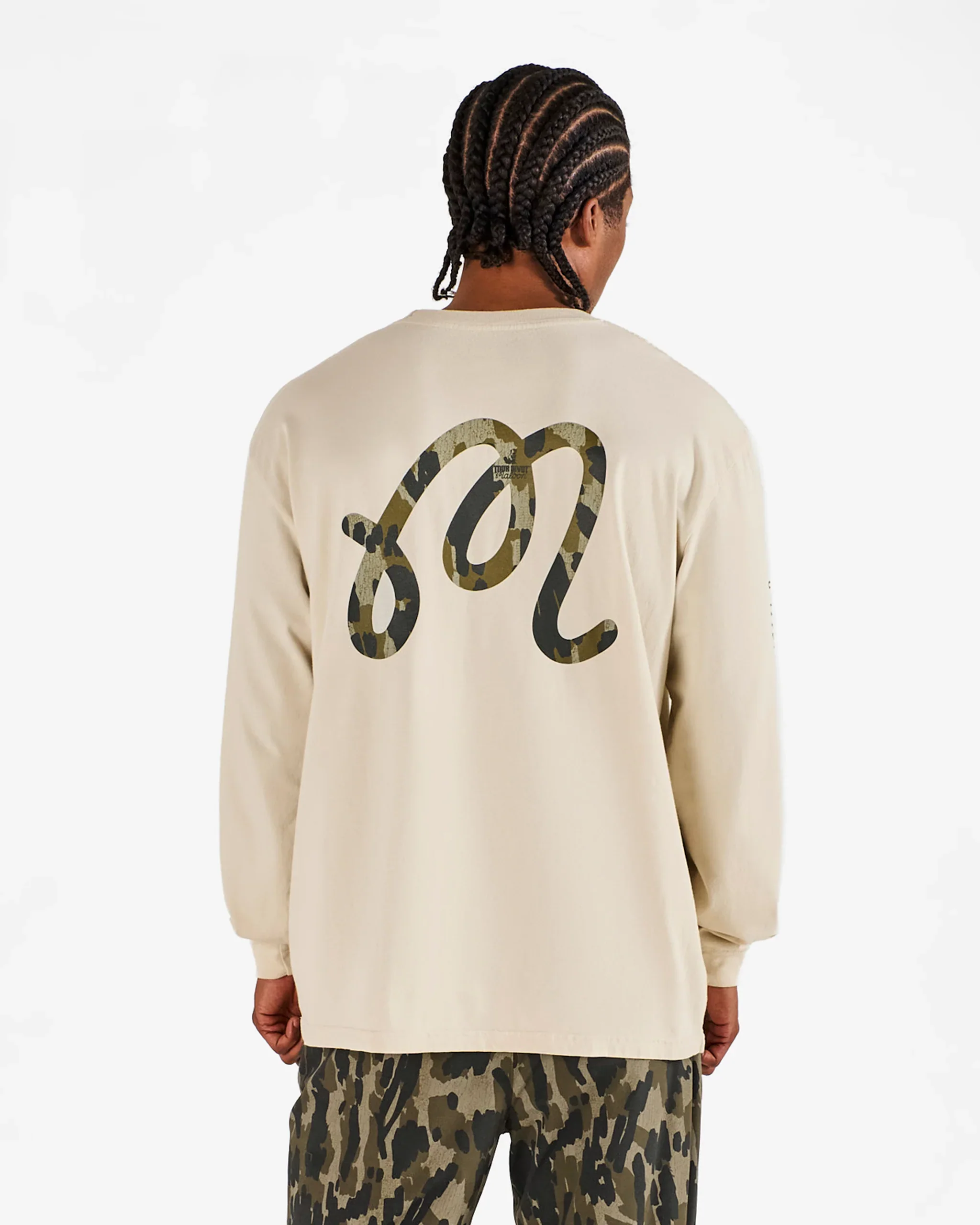 Malbon Gorse Tour Divot Camo Tee - Clay - Image 2