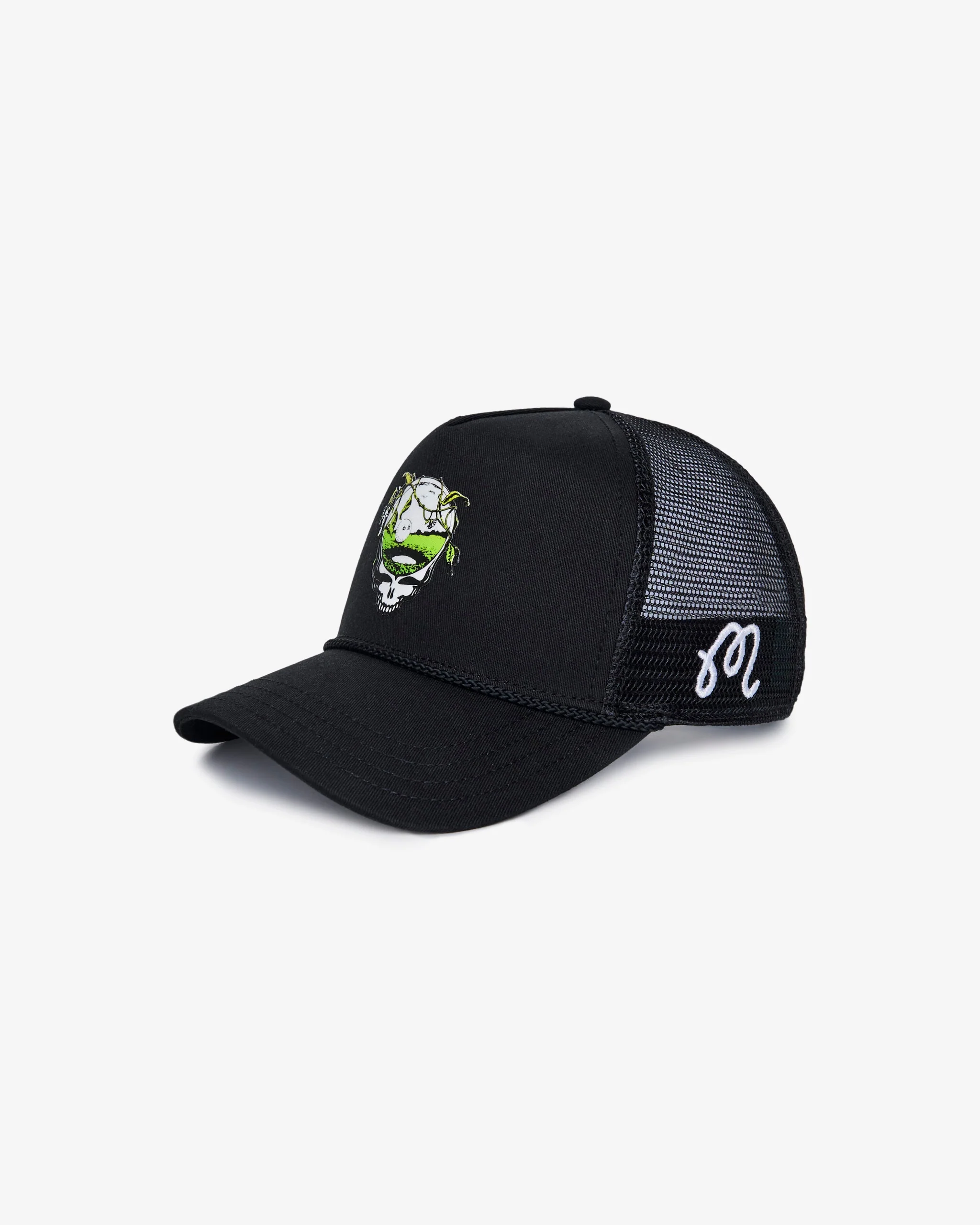 Malbon Grateful Dead Trucker Hat - Black - Image 2