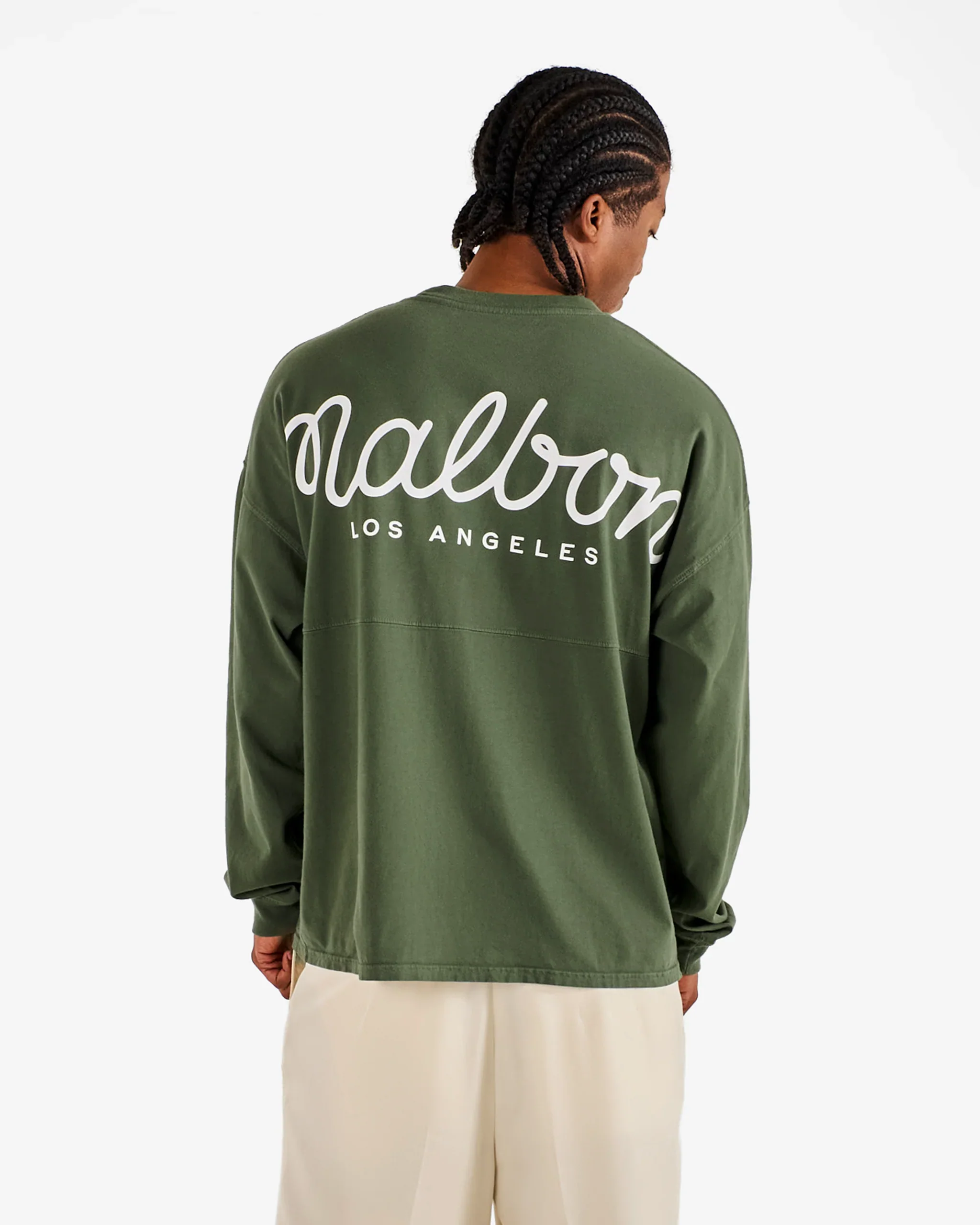 Malbon Horizon Tee - Olivine - Image 3
