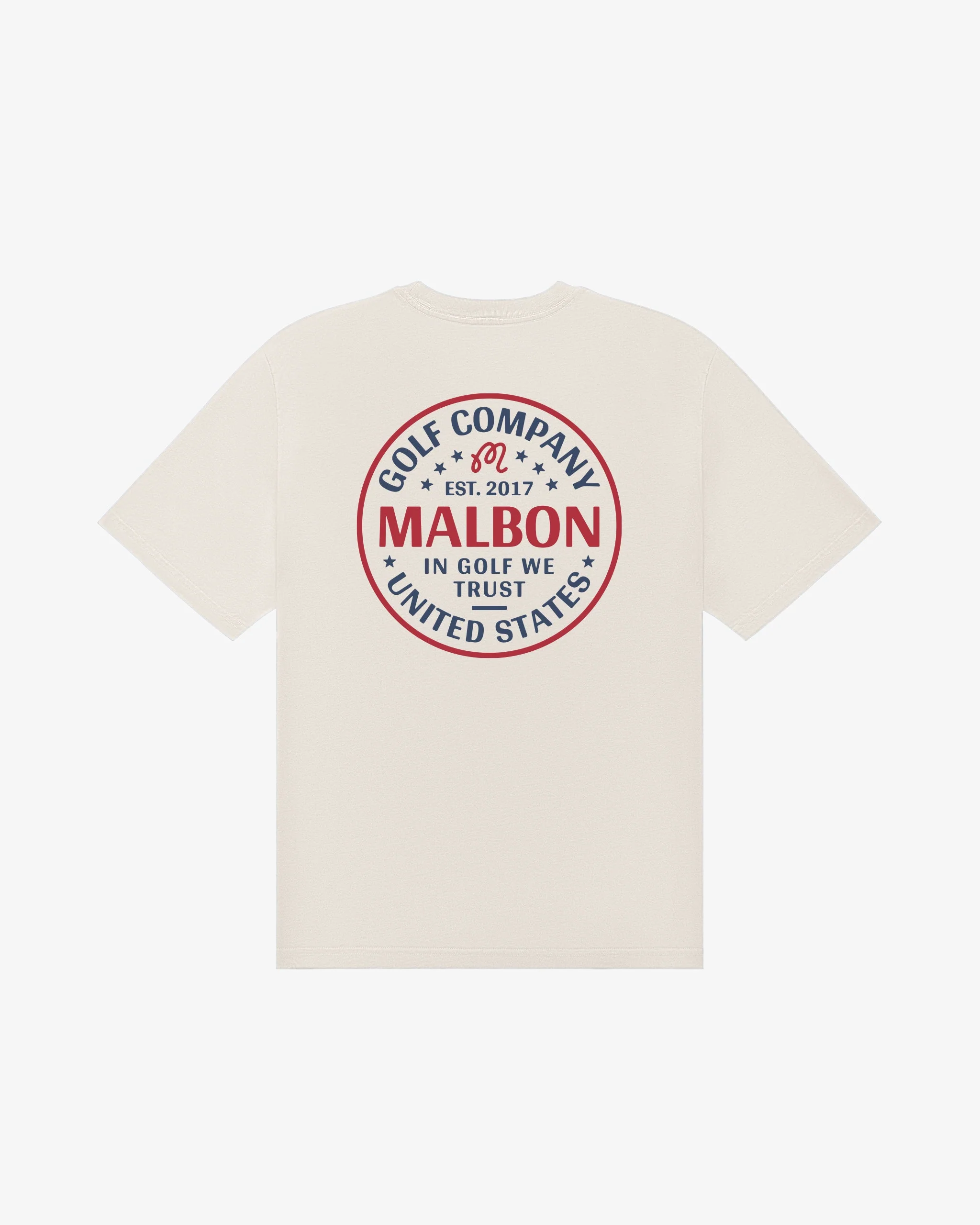 Malbon In  We Trust Tee - Natural - Image 2