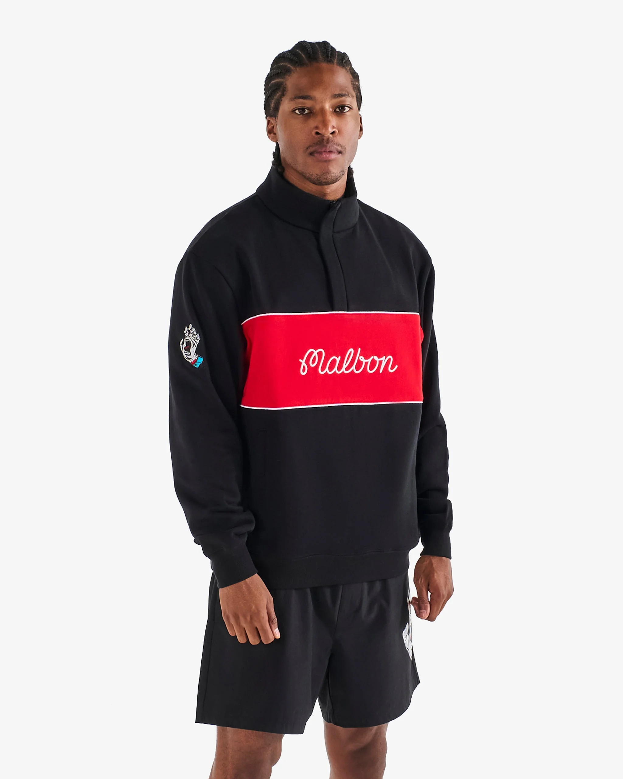 Malbon x Santa Cruz Sweatshirt - Black - Image 4