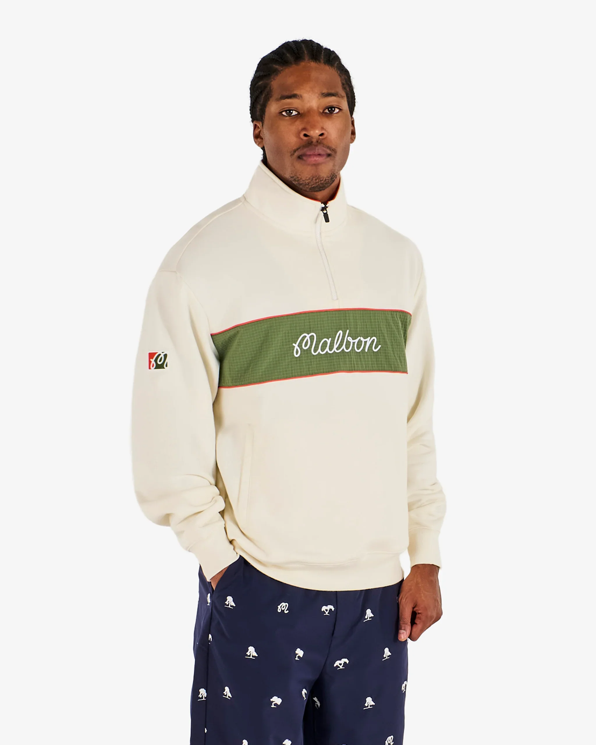 Malbon Torrey Pines Sweatshirt - Egret - Image 3
