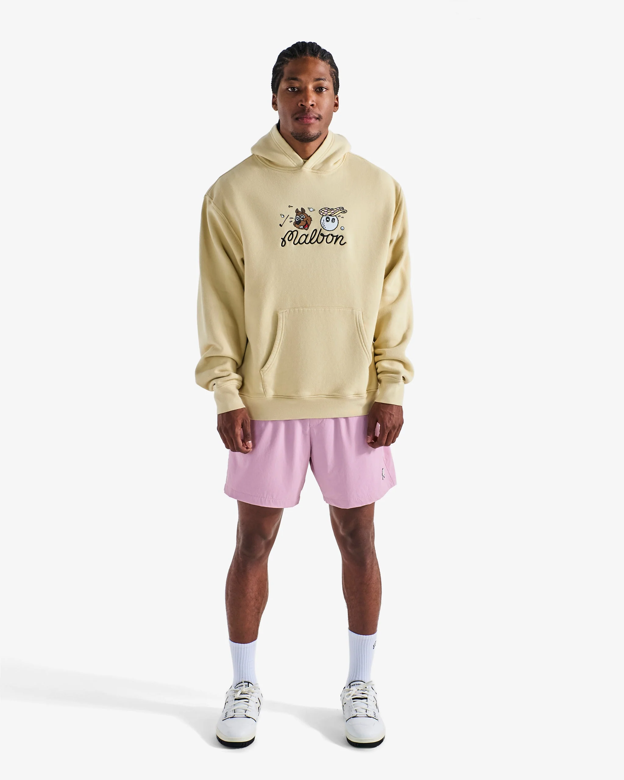 Malbon Two Man Scramble Hoodie - Light Khaki - Image 2
