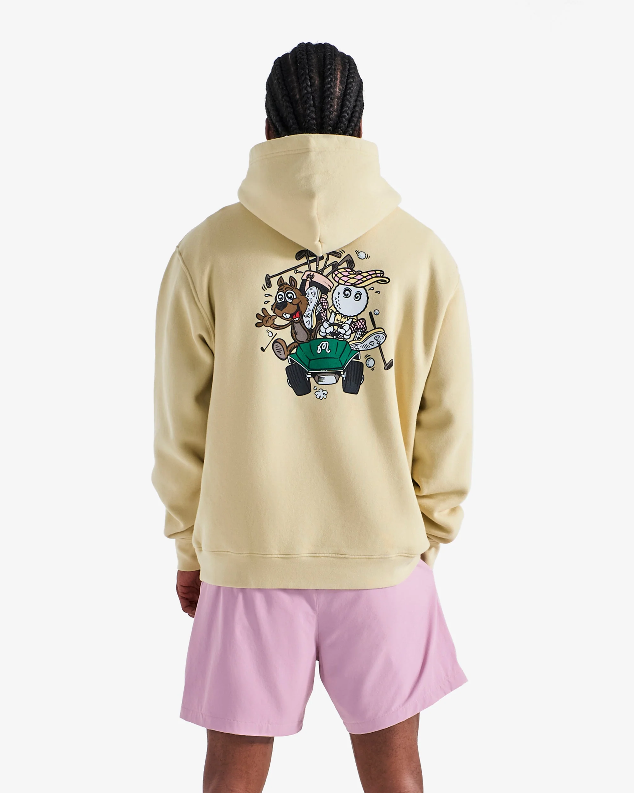 Malbon Two Man Scramble Hoodie - Light Khaki - Image 4