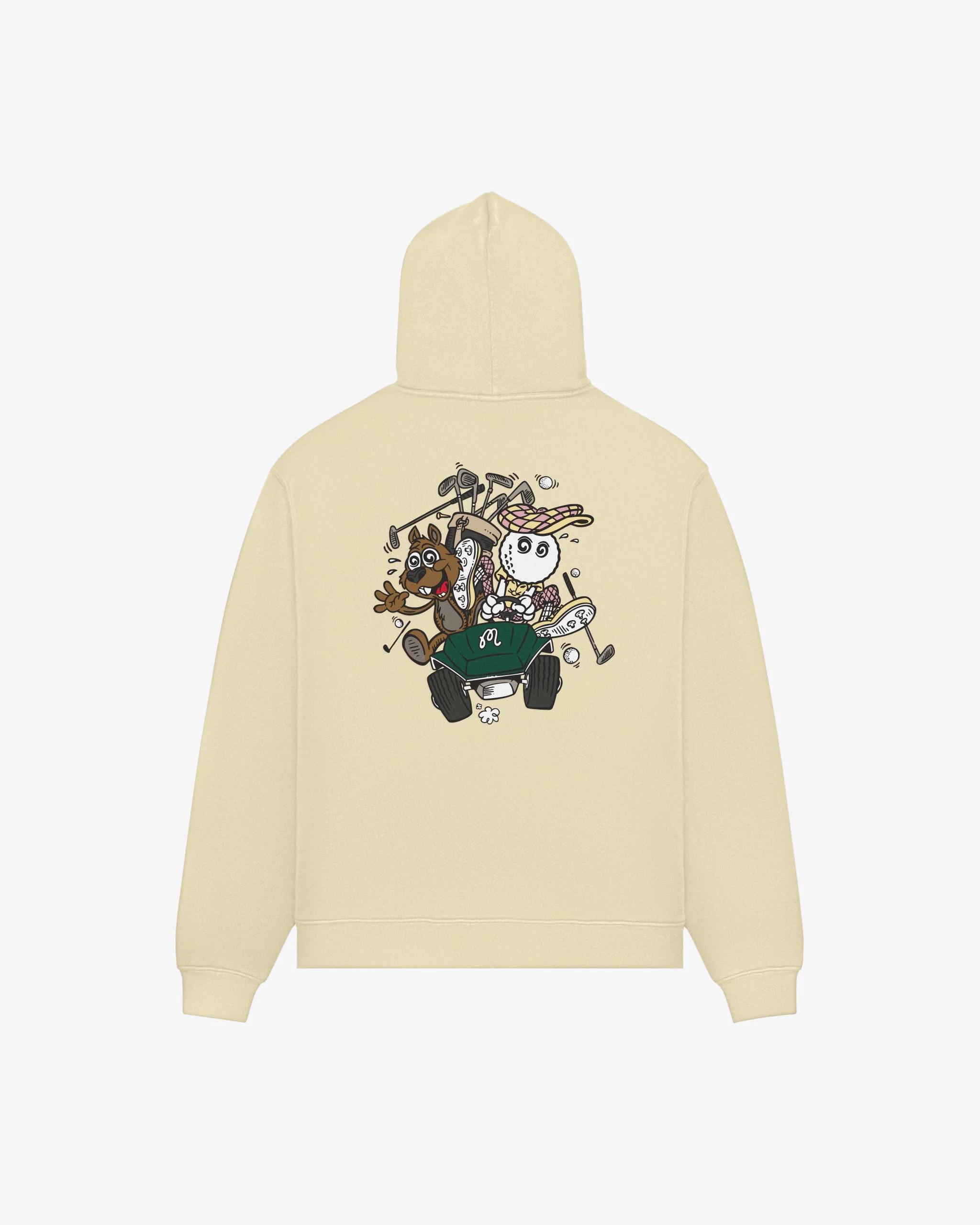 Malbon Two Man Scramble Hoodie - Light Khaki - Image 5