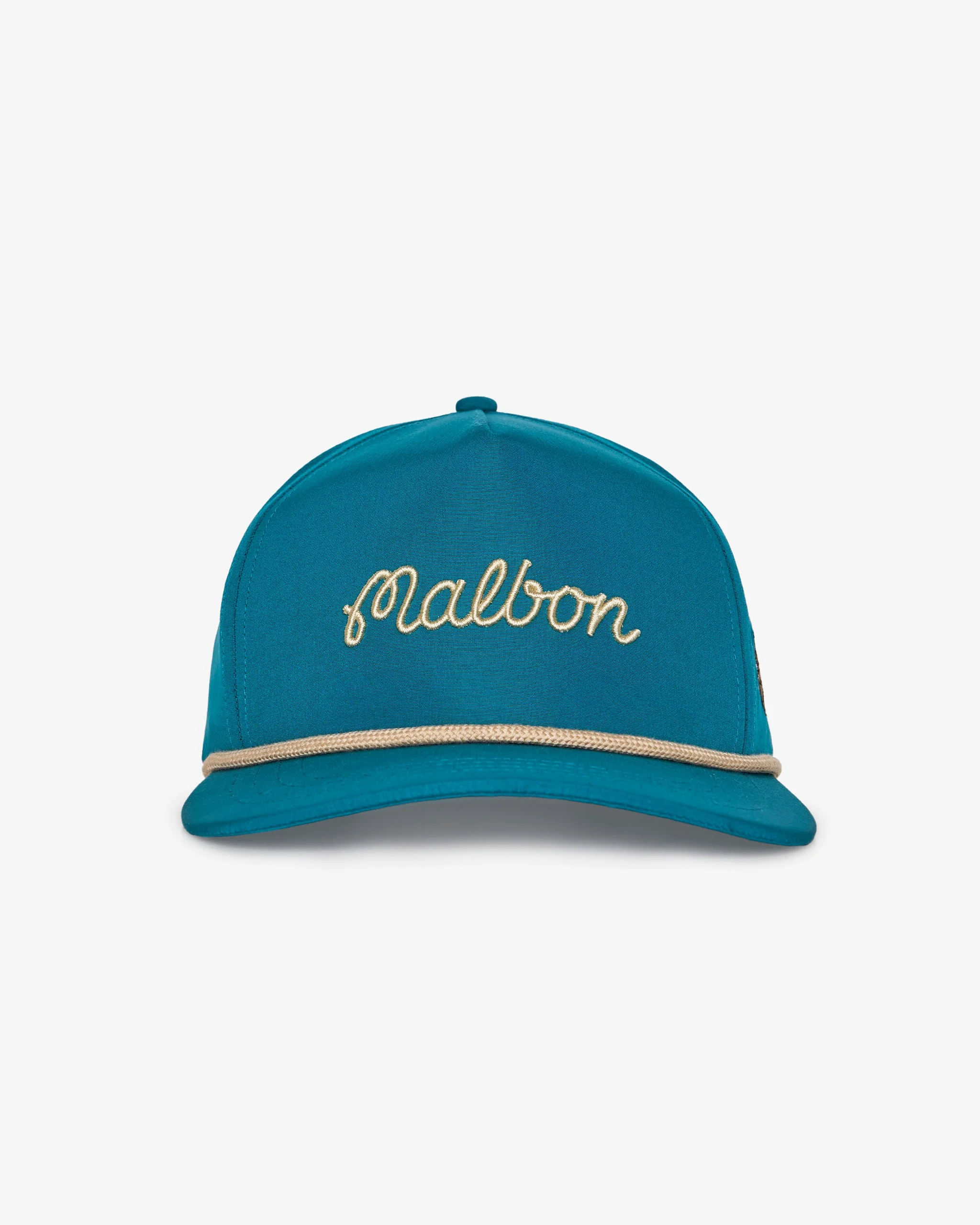Malbon Two Man Scramble Nylon Rope Hat - Blue Green