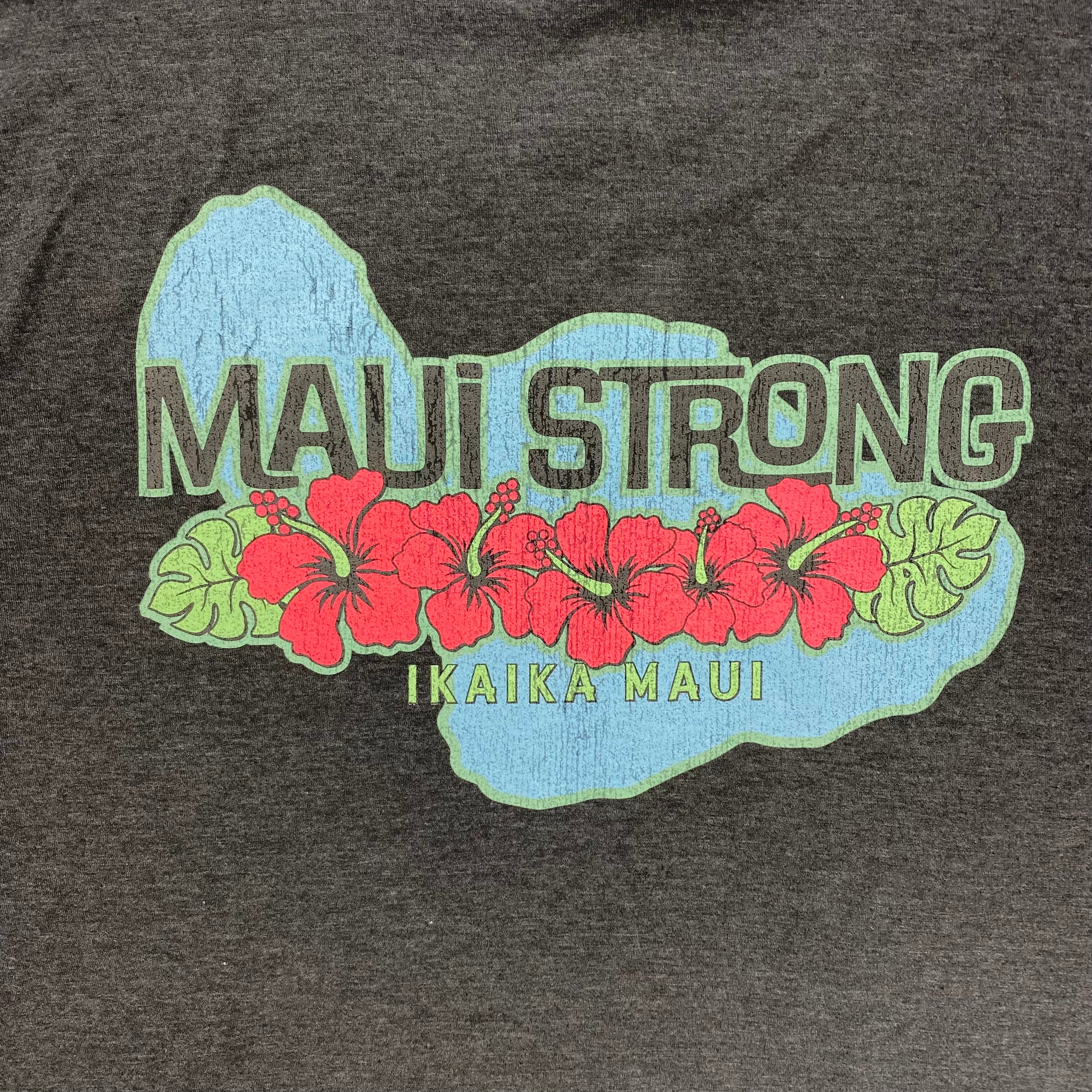 Sun Diego Maui Strong Fundraiser Tee - Charcoal Heather - Image 3