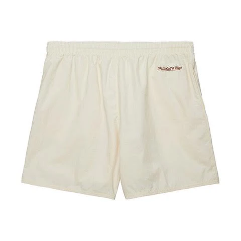Mitchell & Ness San Diego Padres Team Heritage Woven Shorts - CREAM - Image 2