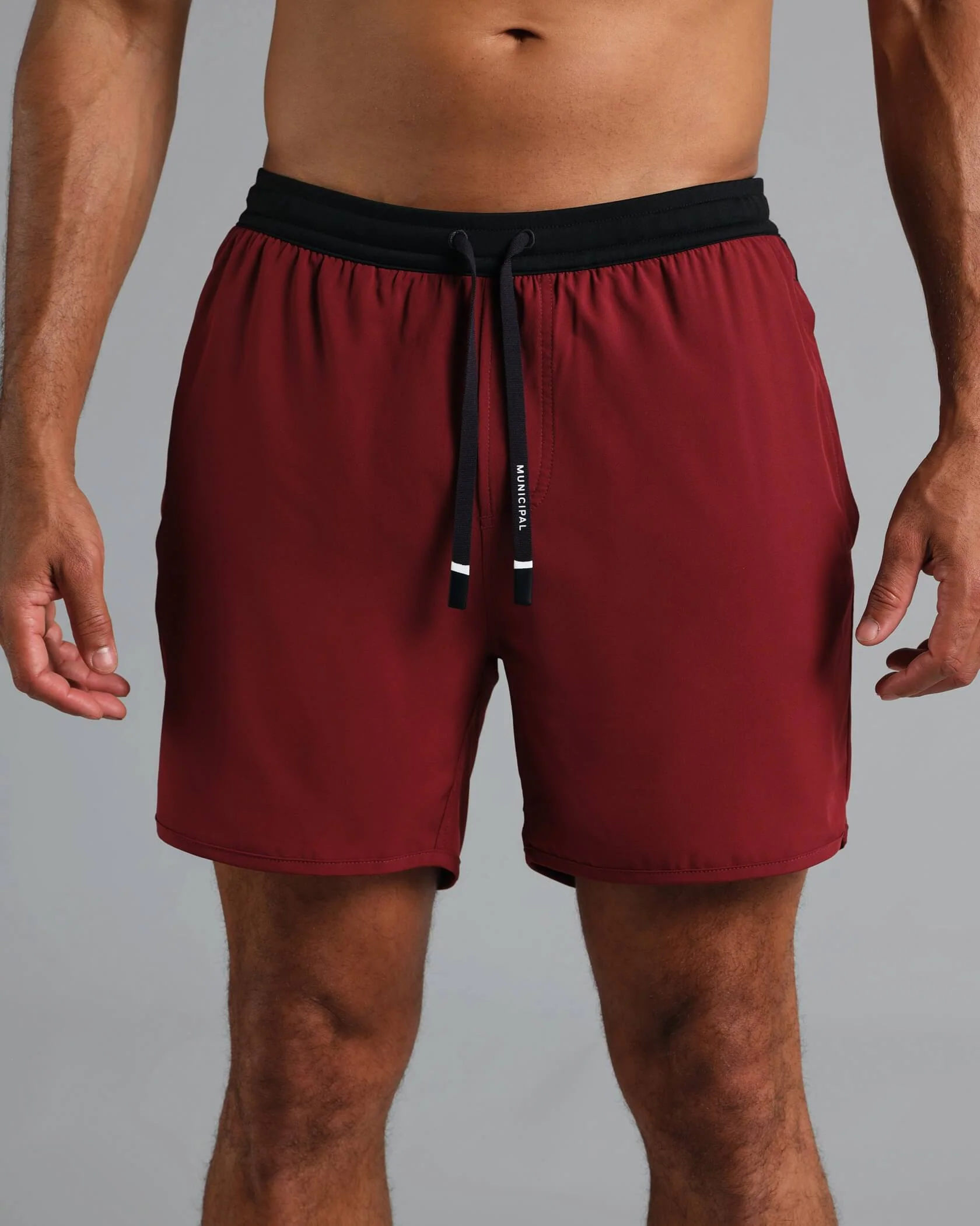 Municipal Daybreak Lined Shorts - CARDINAL BLACK