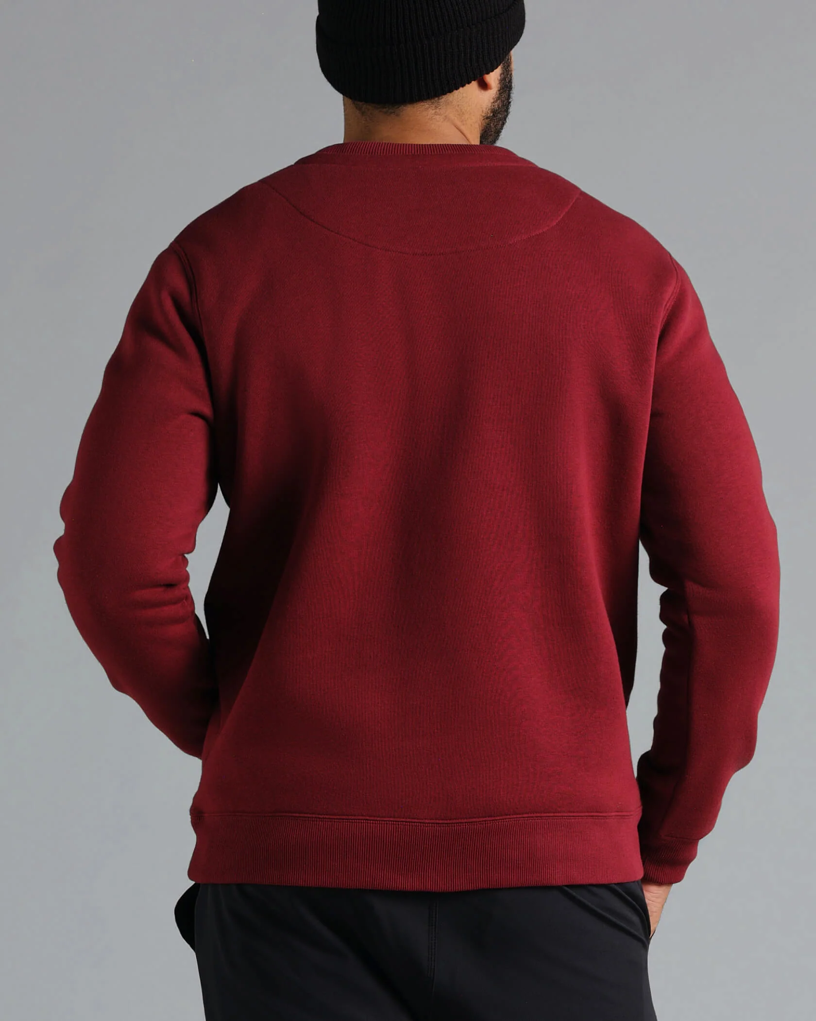 Municipal Origin Fleece Crew - CARDINAL - Image 2