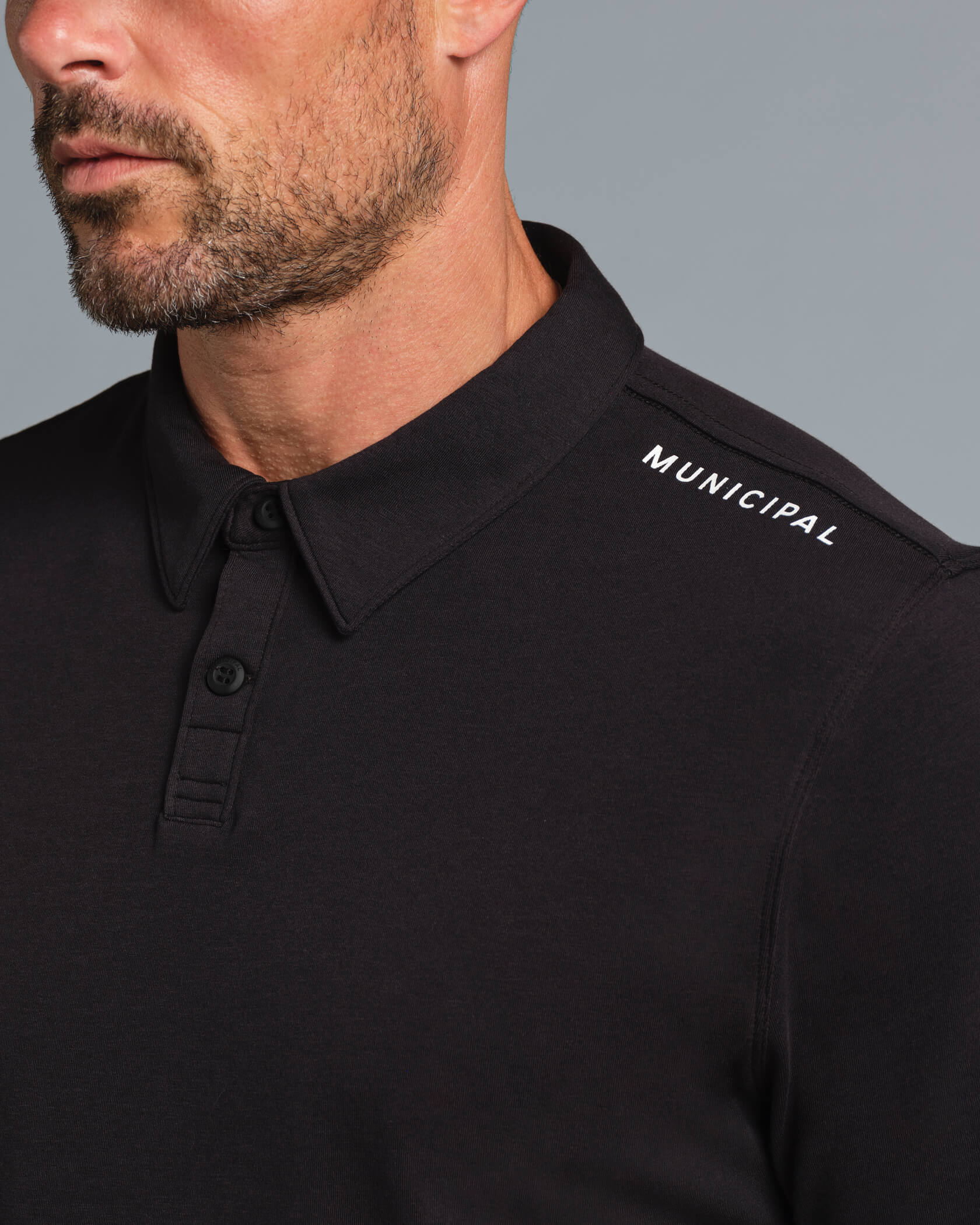 Municipal Sportcross Polo - BLACK - Image 2