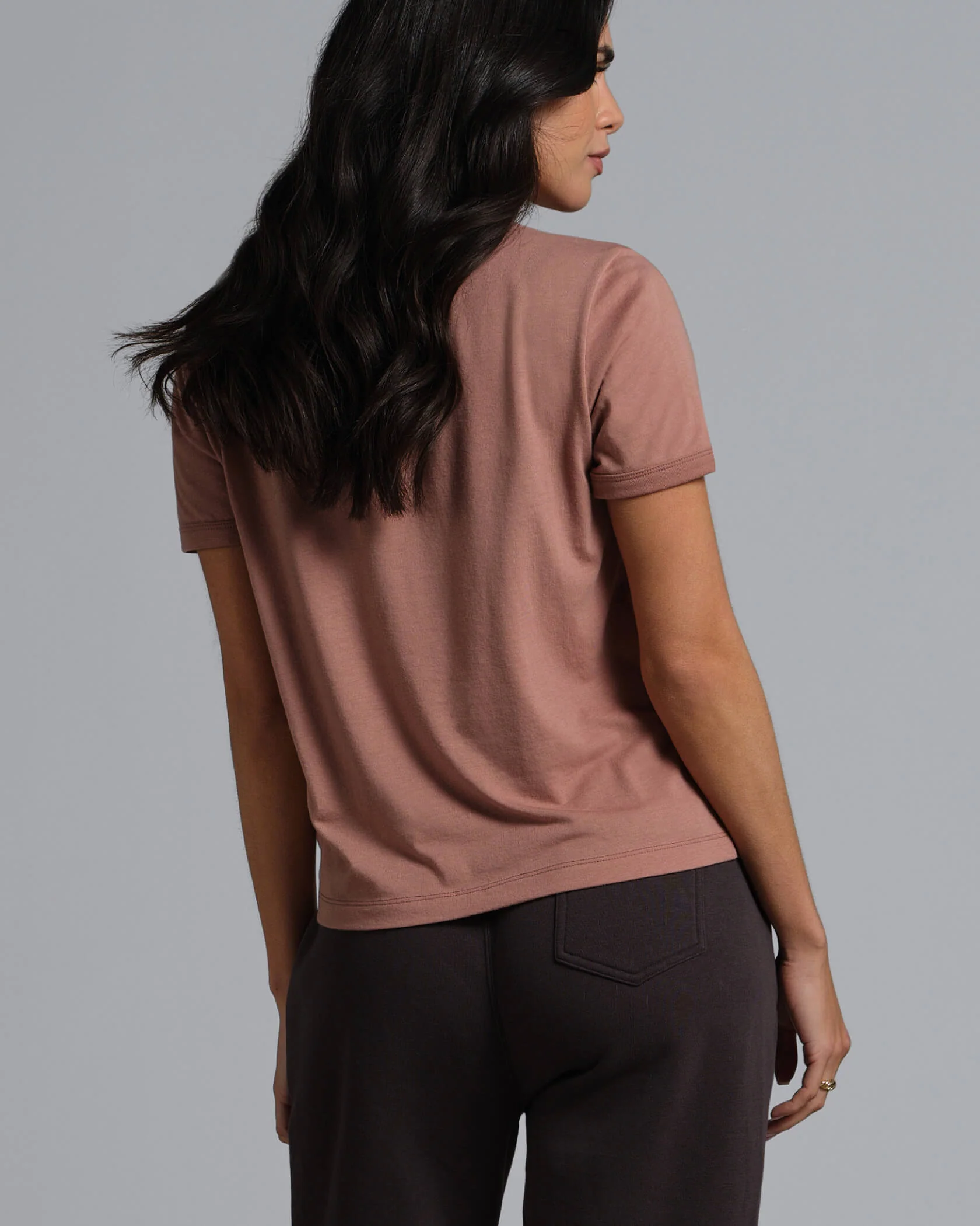 Municipal Women's Tomboy T-Shirt - MAUVE - Image 2