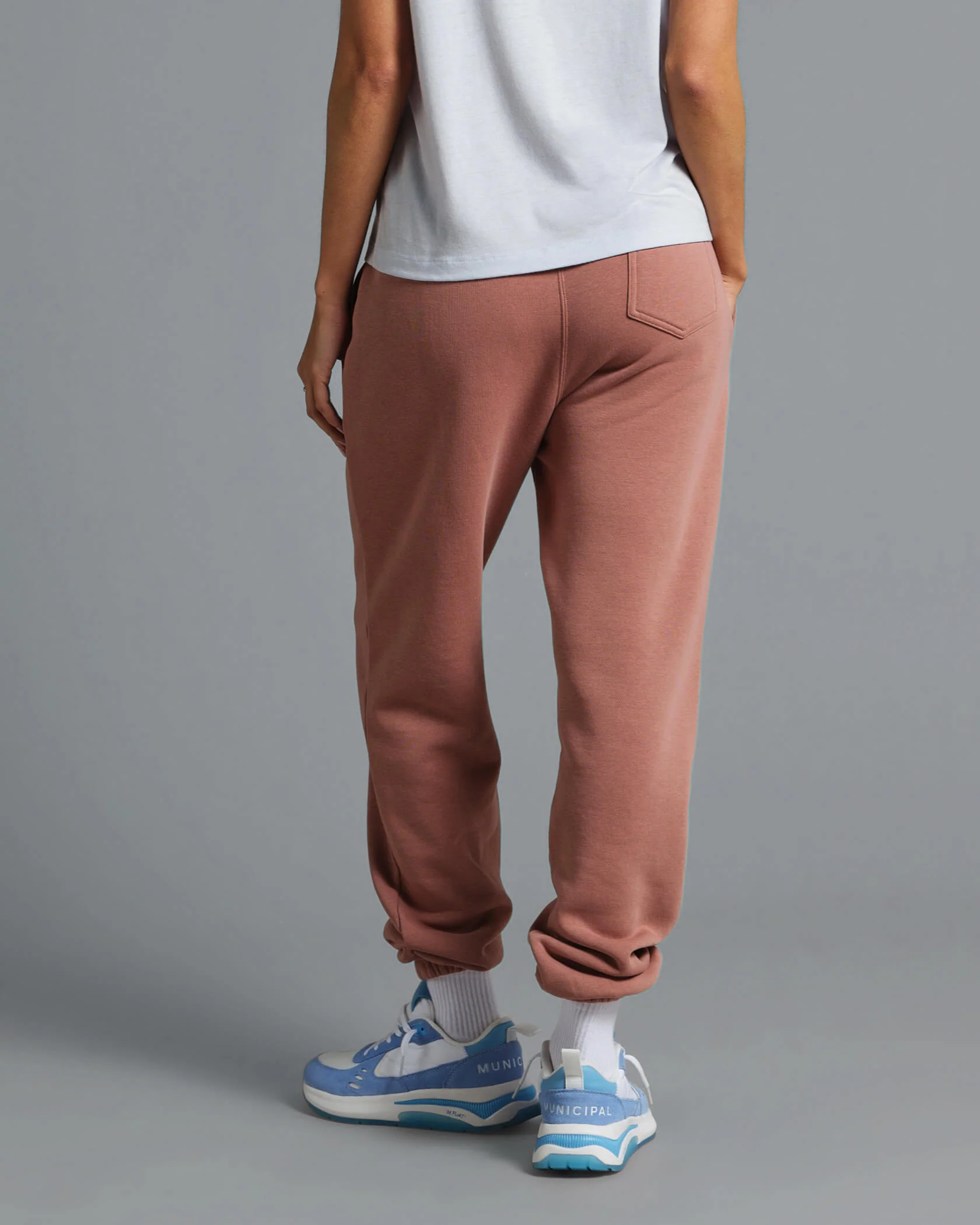 Municipal Women's Varsity Sweatpants - MAUVE - Image 2