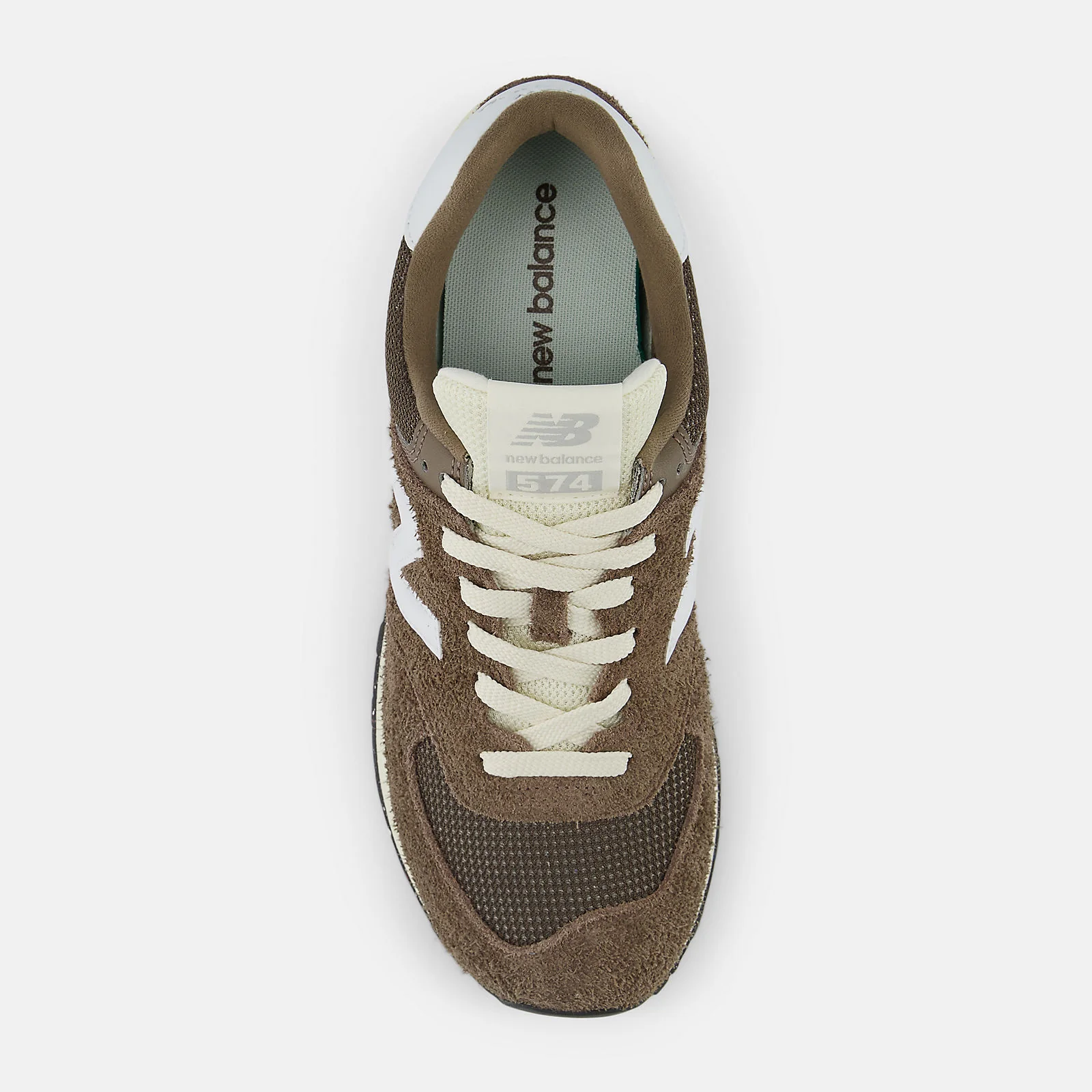 New Balance 574 - DARK MUSHROOM/ANGORA/BLACK - Image 2