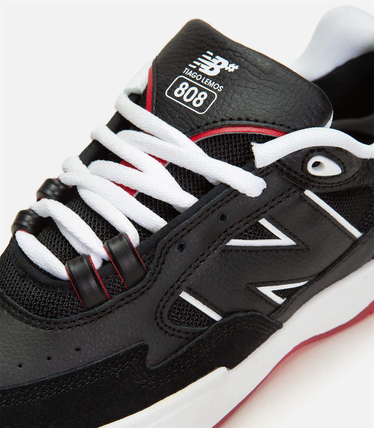New Balance 808 Tiago Lemos - Black Red - Image 3
