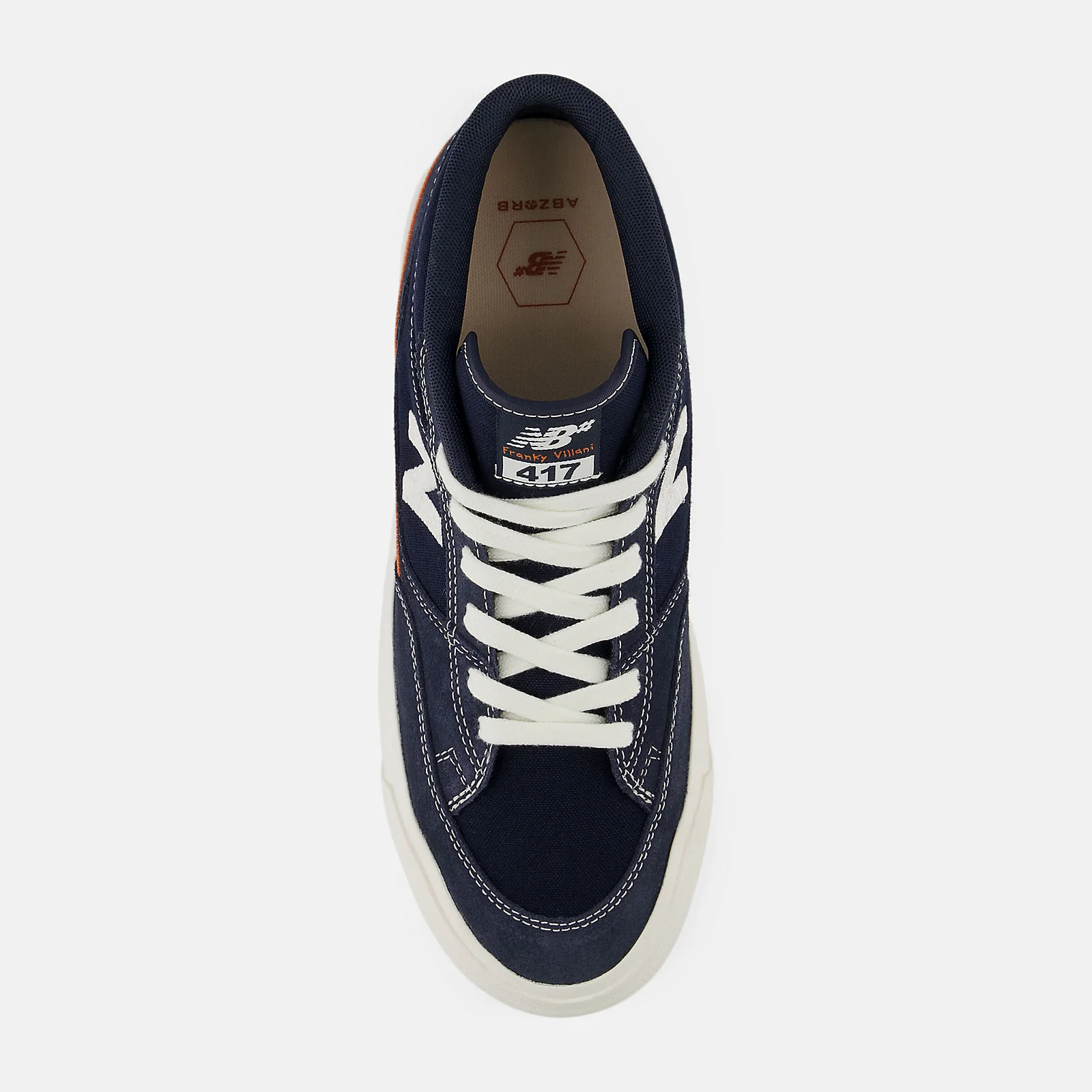 New Balance Numeric Franky Villani 417 - NAVY/ORANGE - Image 2